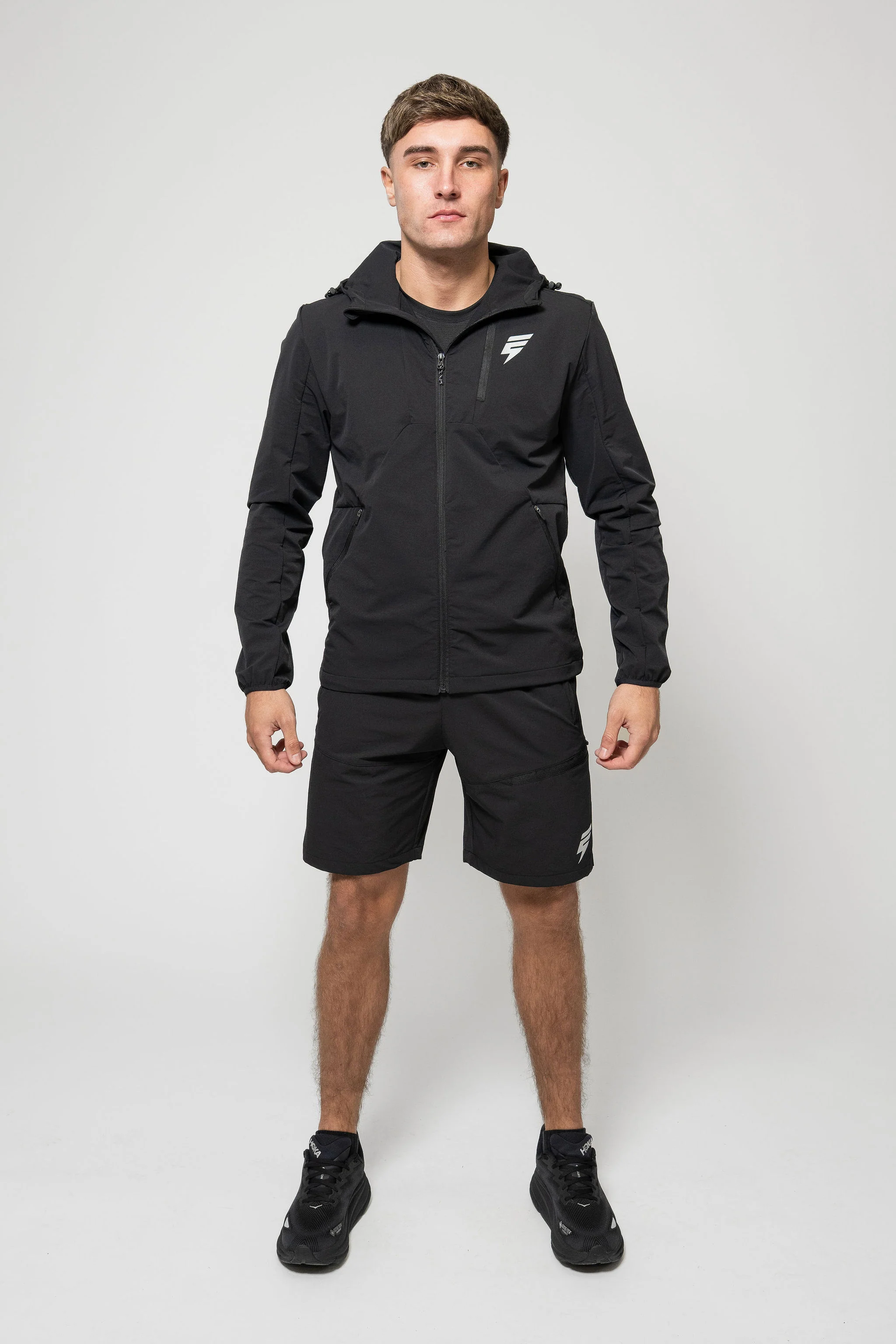 APEX JACKET SHORT SET - BLACK - Image 9