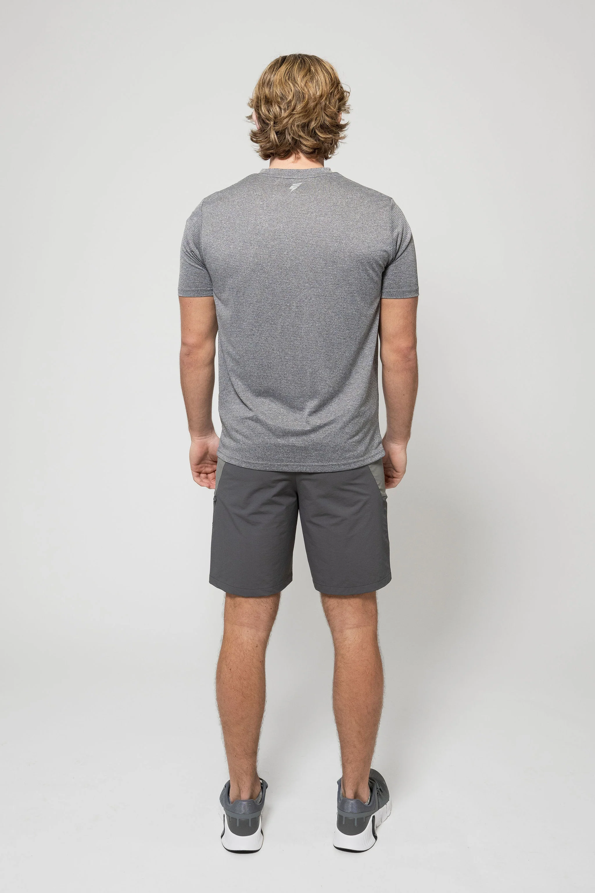 APEX SHORT SET - COAL/GREY - Image 3