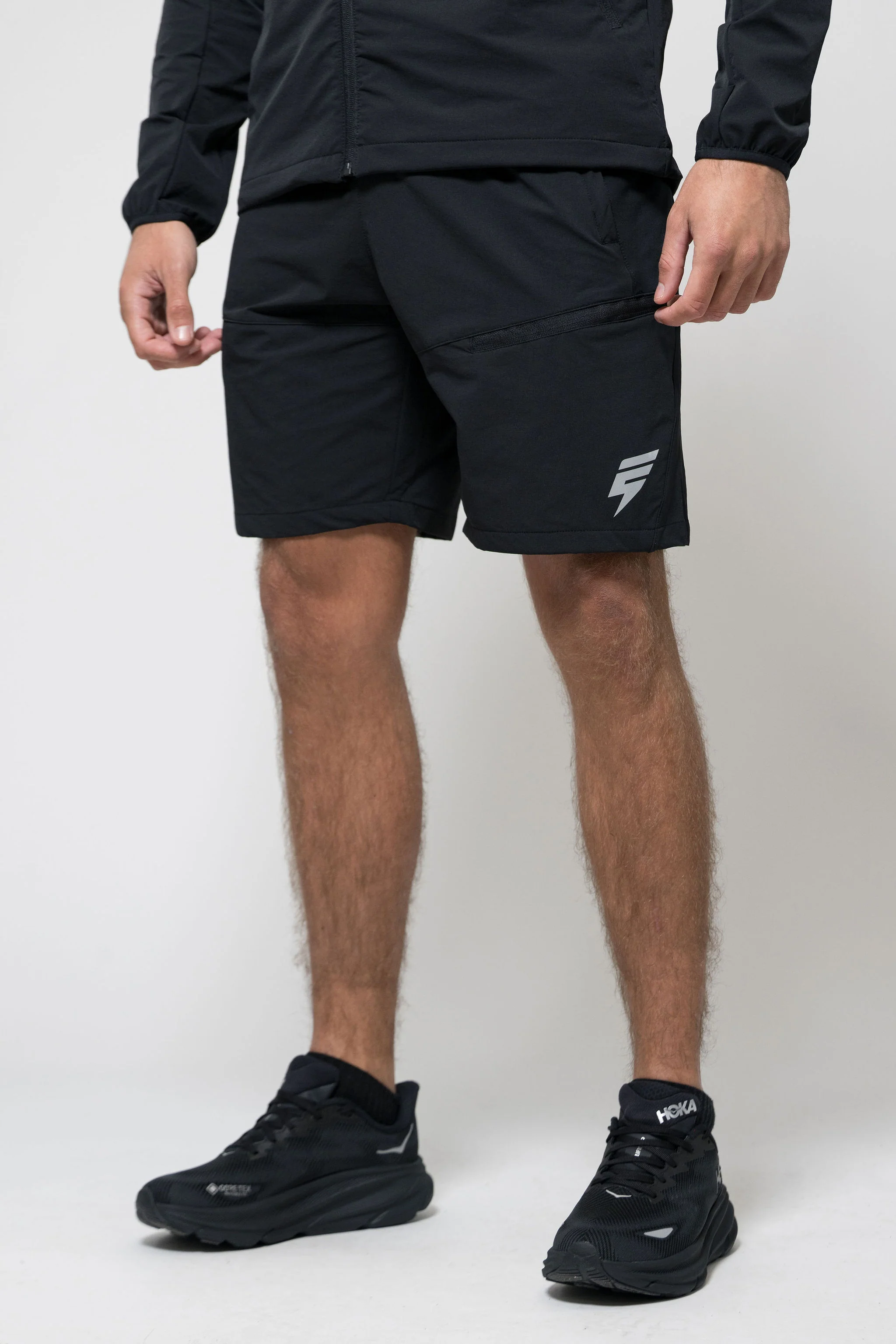APEX JACKET SHORT SET - BLACK - Image 7