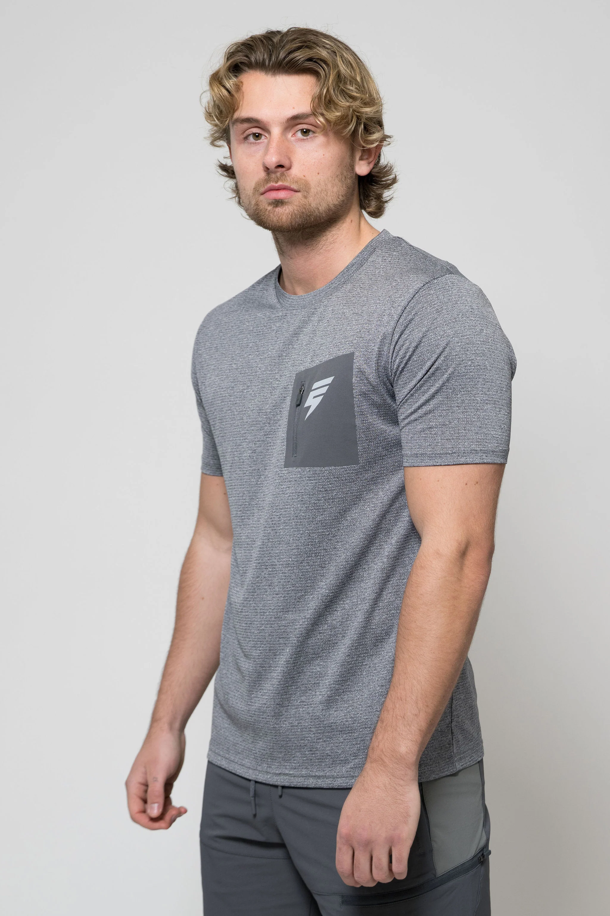 APEX SHORT SET - COAL/GREY - Image 4