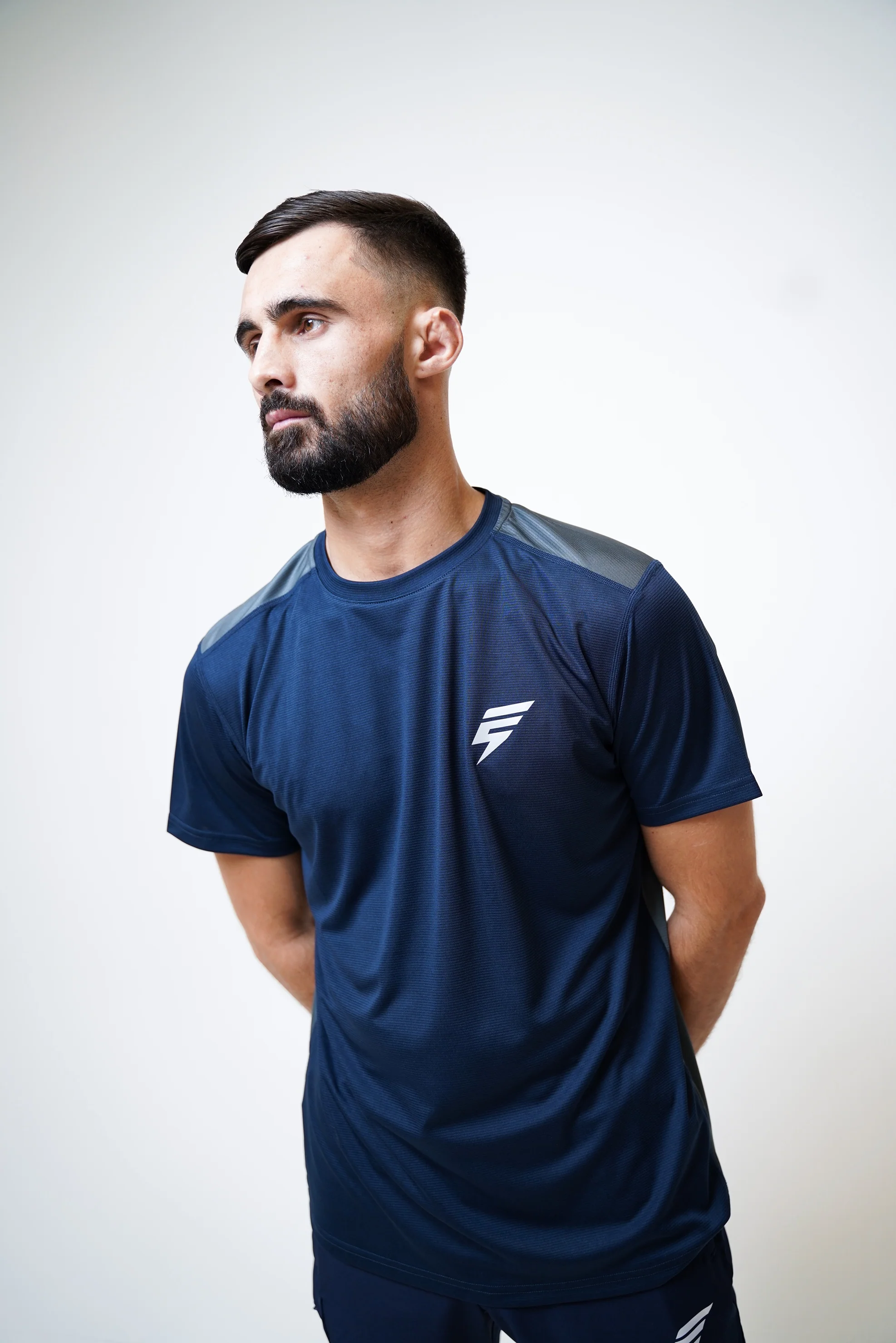 CORE TEE - NAVY/GREY - Image 6