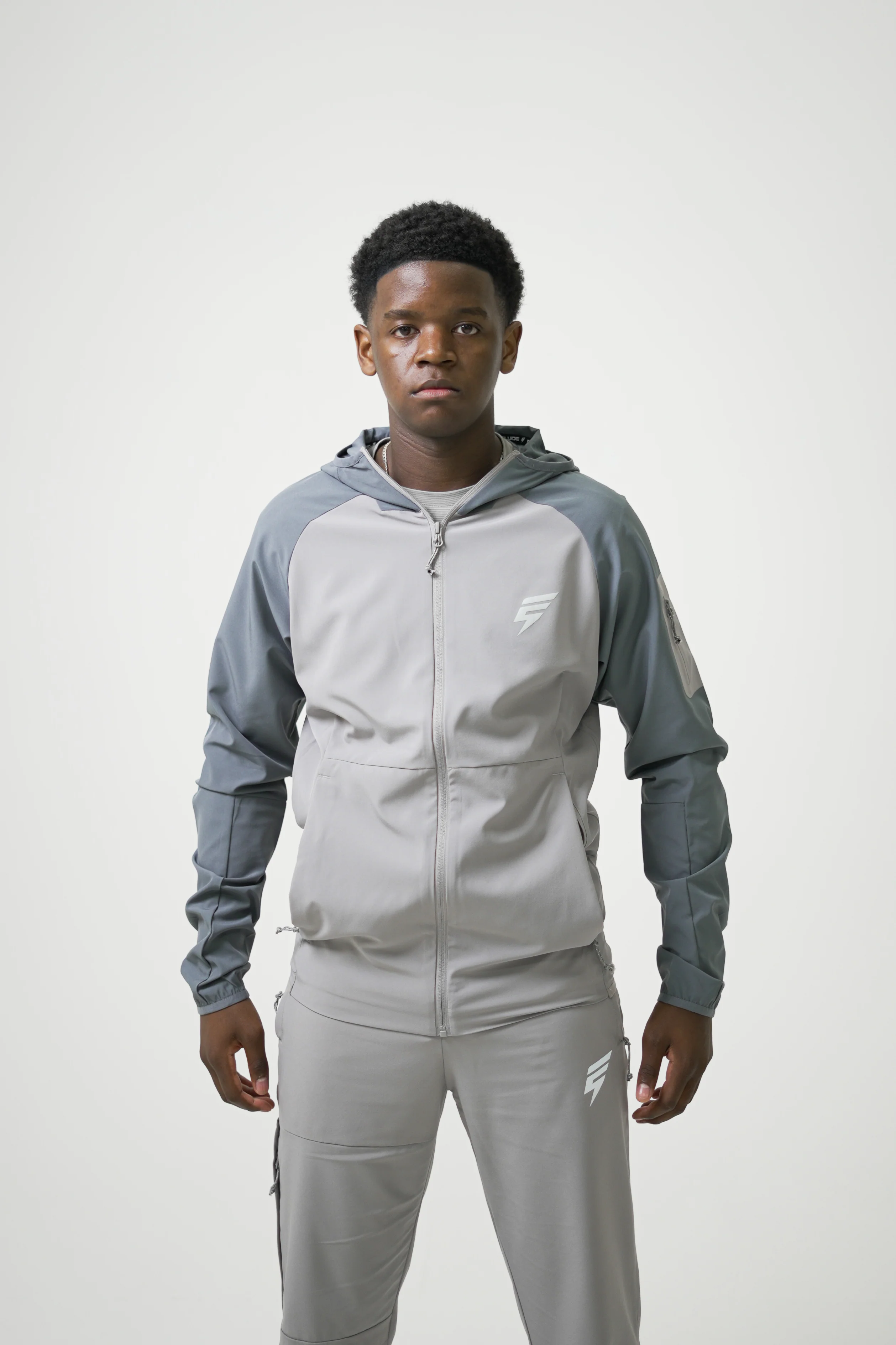 CORE 2.0 JACKET - LIGHT GREY/GREY - Image 4