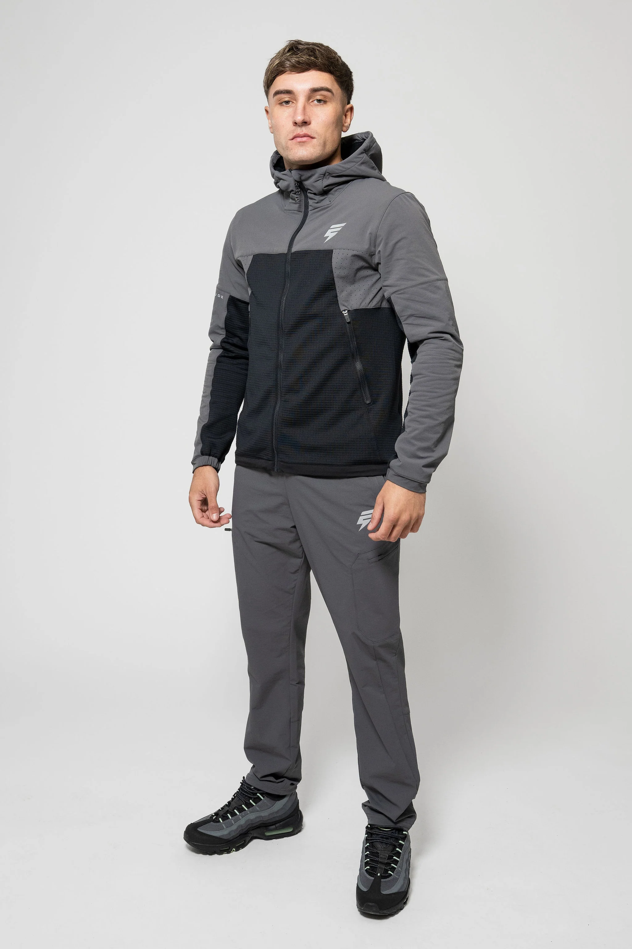 DELTA FLEECE JACKET - COAL/BLACK - Image 6