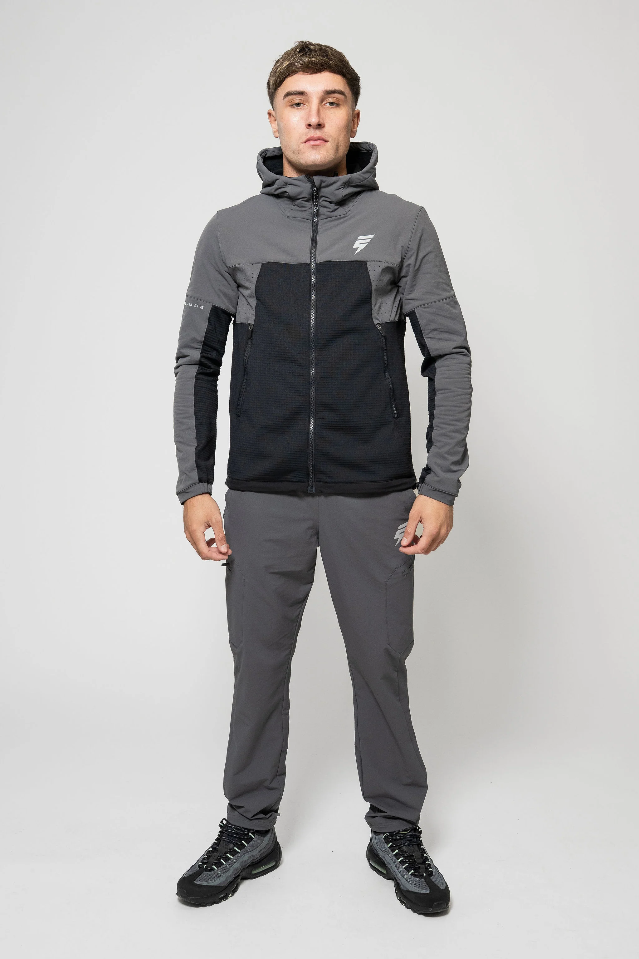 DELTA FLEECE TRACKSUIT - COAL/BLACK - Image 10