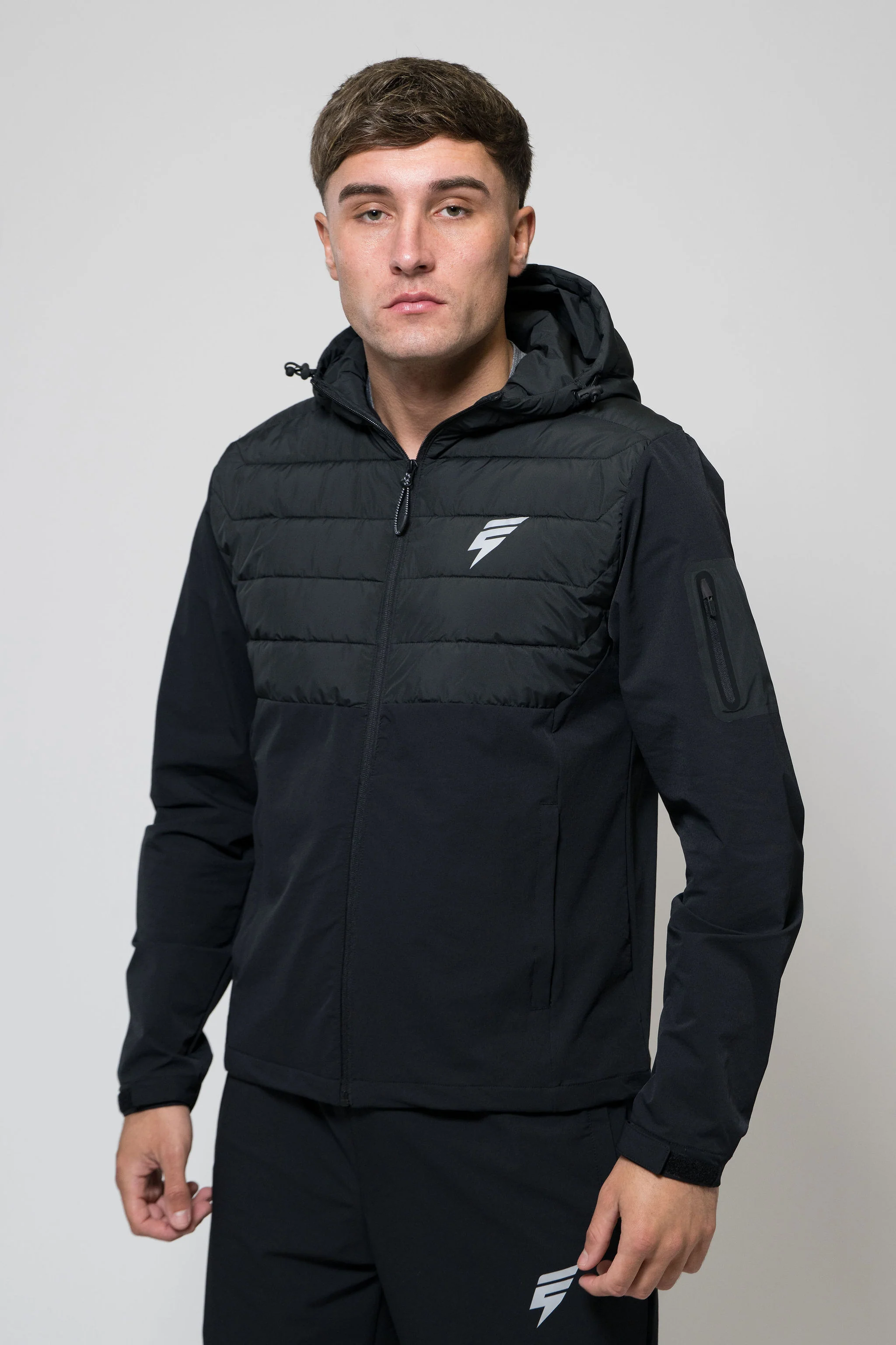 HYBRID TRACKSUIT - BLACK - Image 3