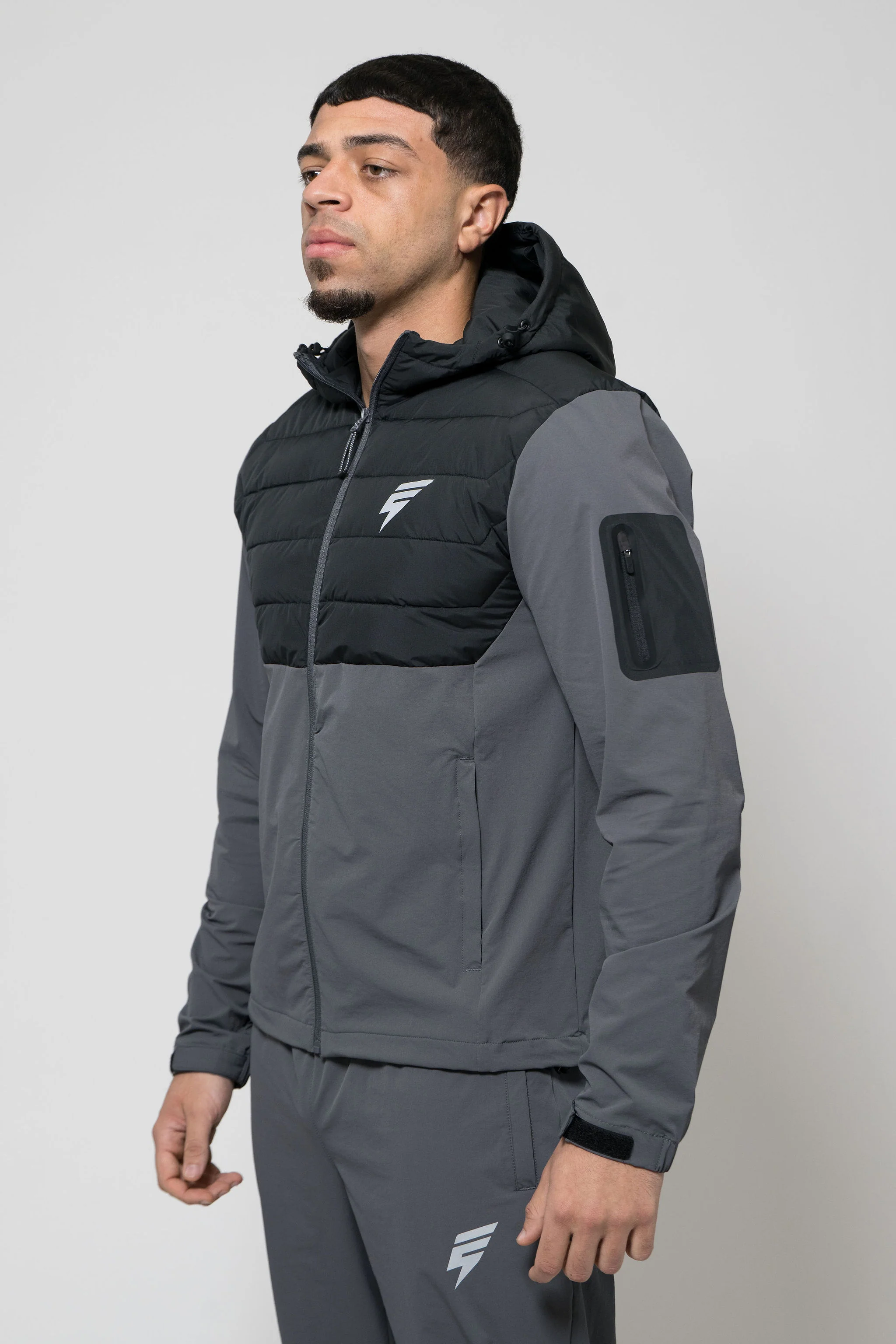 HYBRID TRACKSUIT - COAL/BLACK - Image 8