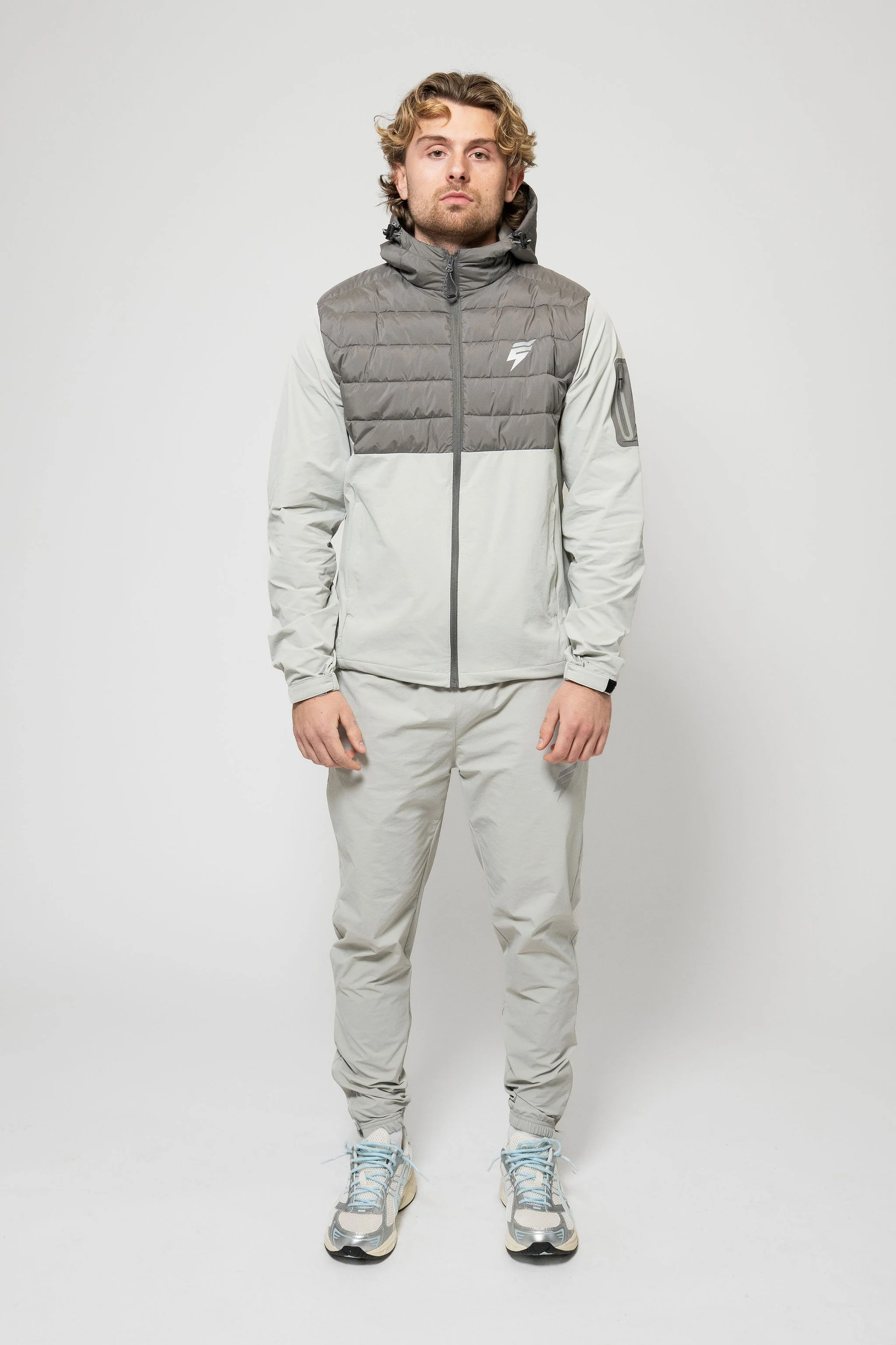 HYBRID TRACKSUIT - LIGHT GREY/COAL - Image 11