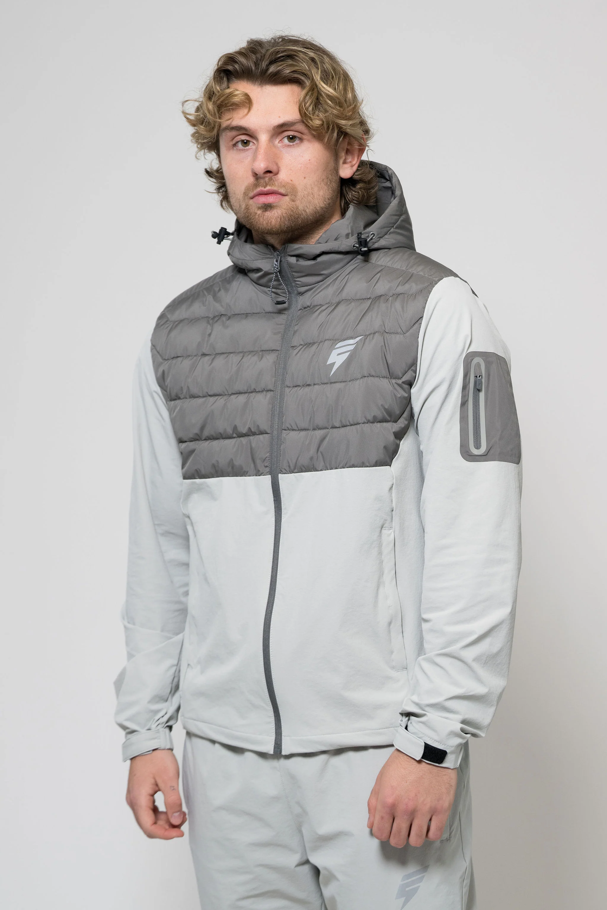 HYBRID TRACKSUIT - LIGHT GREY/COAL - Image 3