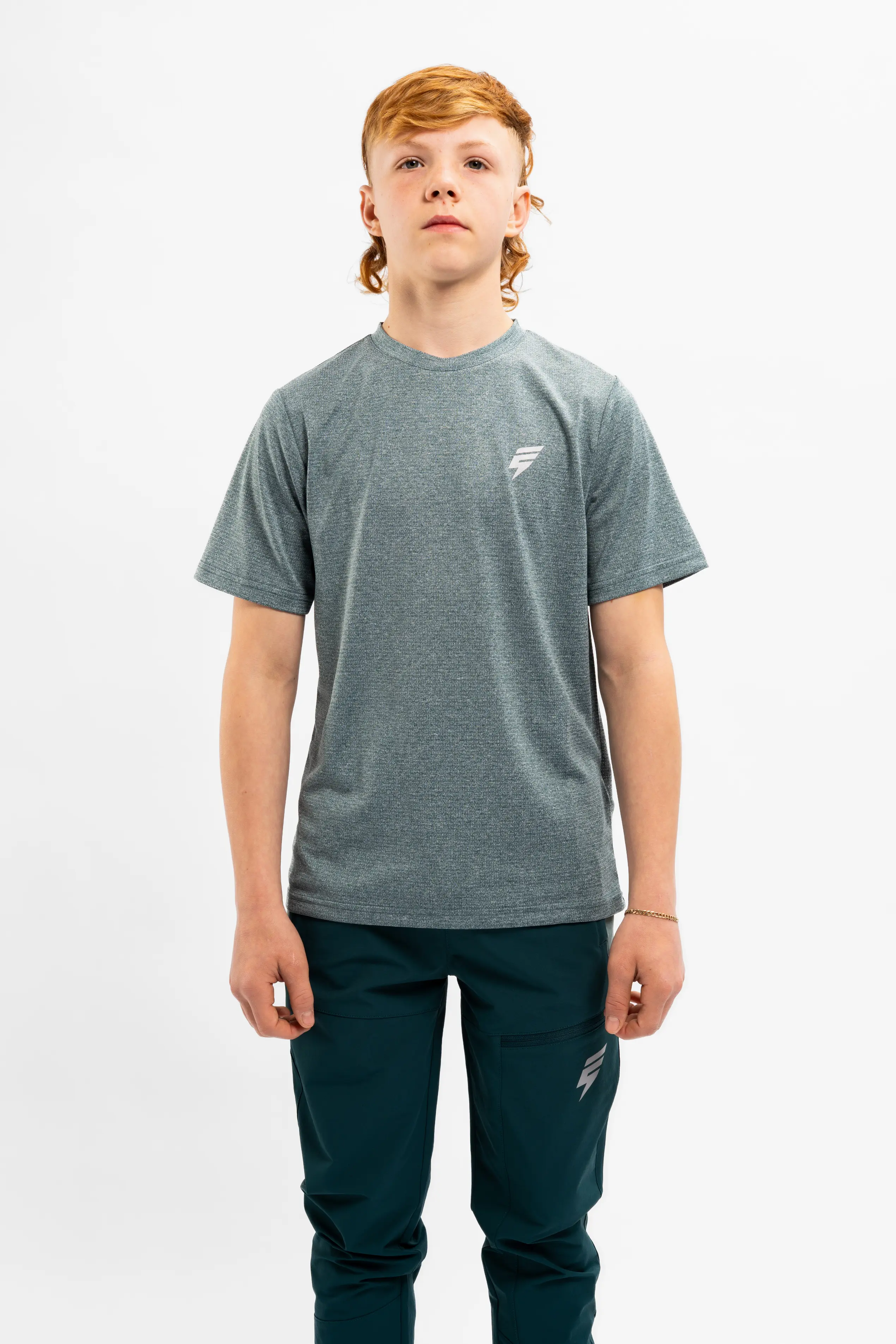 JUNIOR APEX TEE - GREEN - Image 4