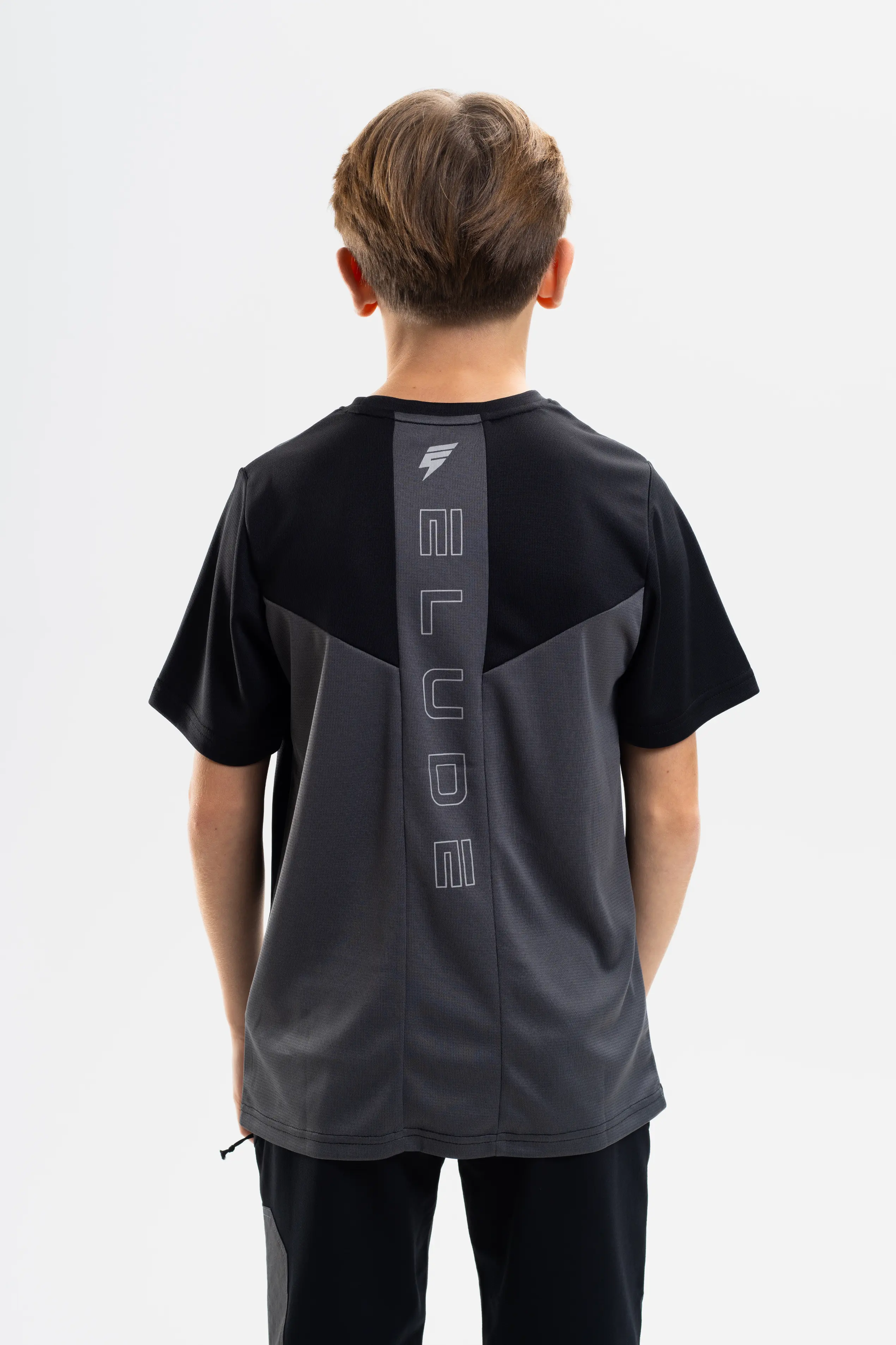 JUNIOR TECH TEE - BLACK/COAL - Image 2