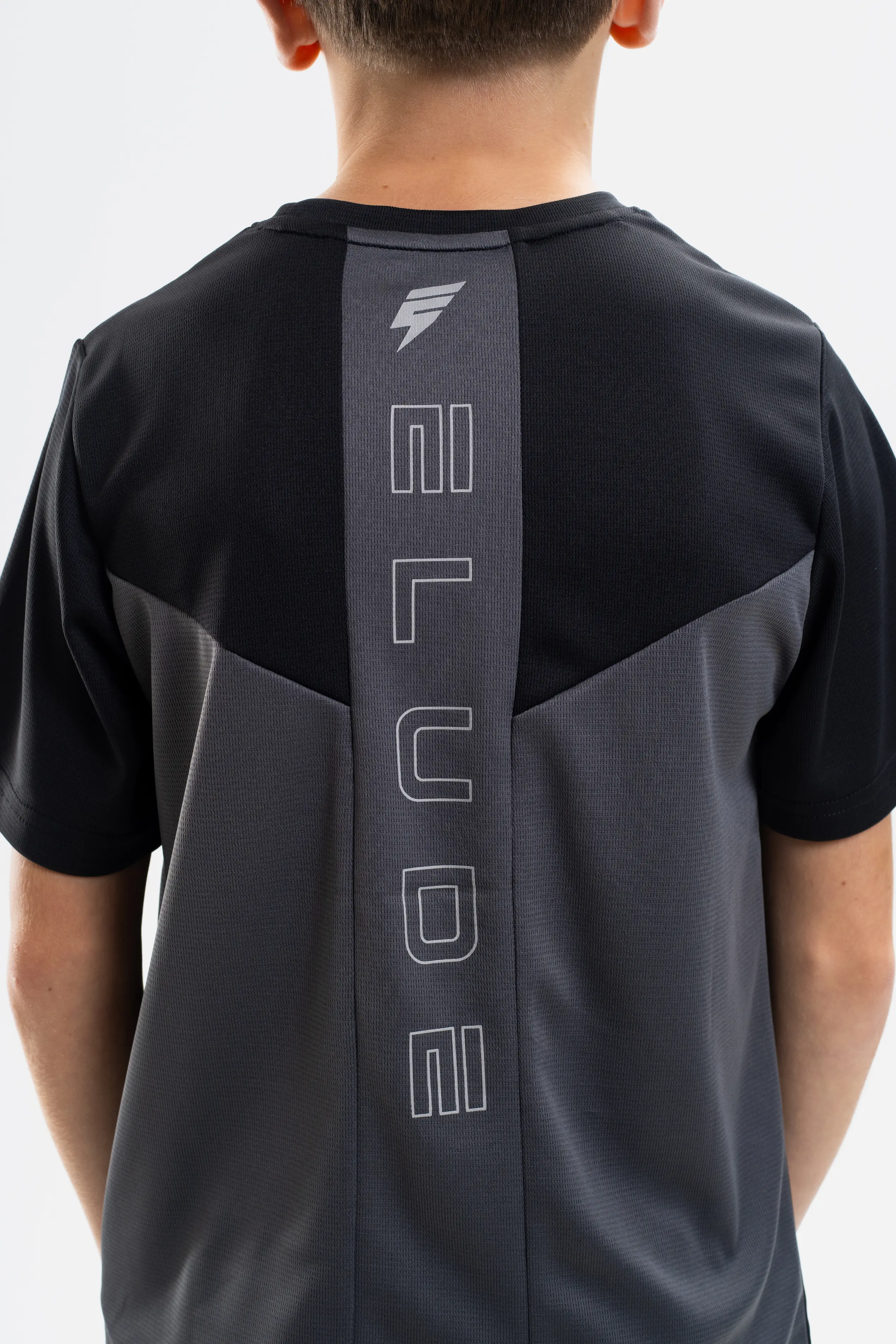 JUNIOR TECH TEE - BLACK/COAL - Image 3