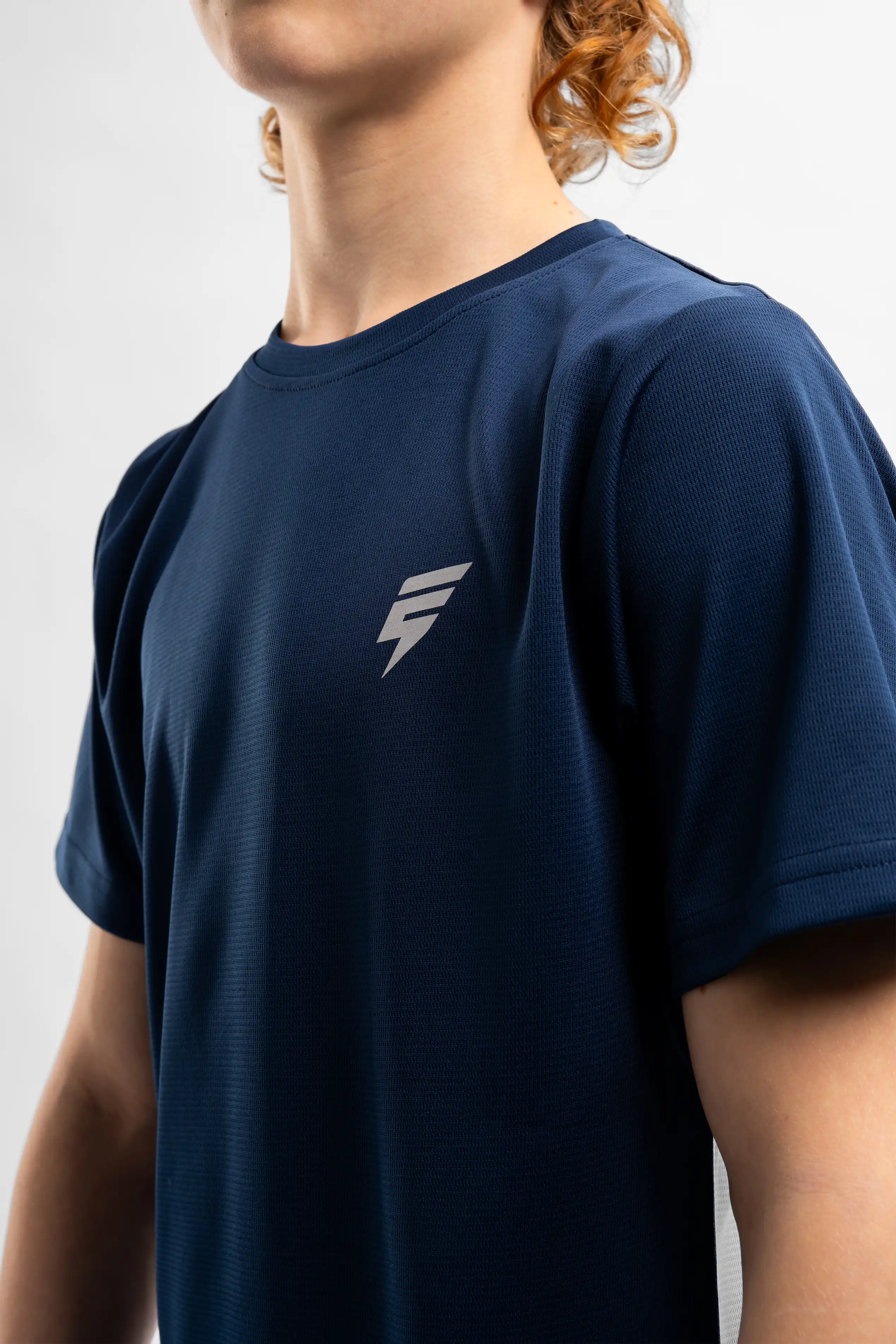 JUNIOR TECH TEE - NAVY/BLUE - Image 3