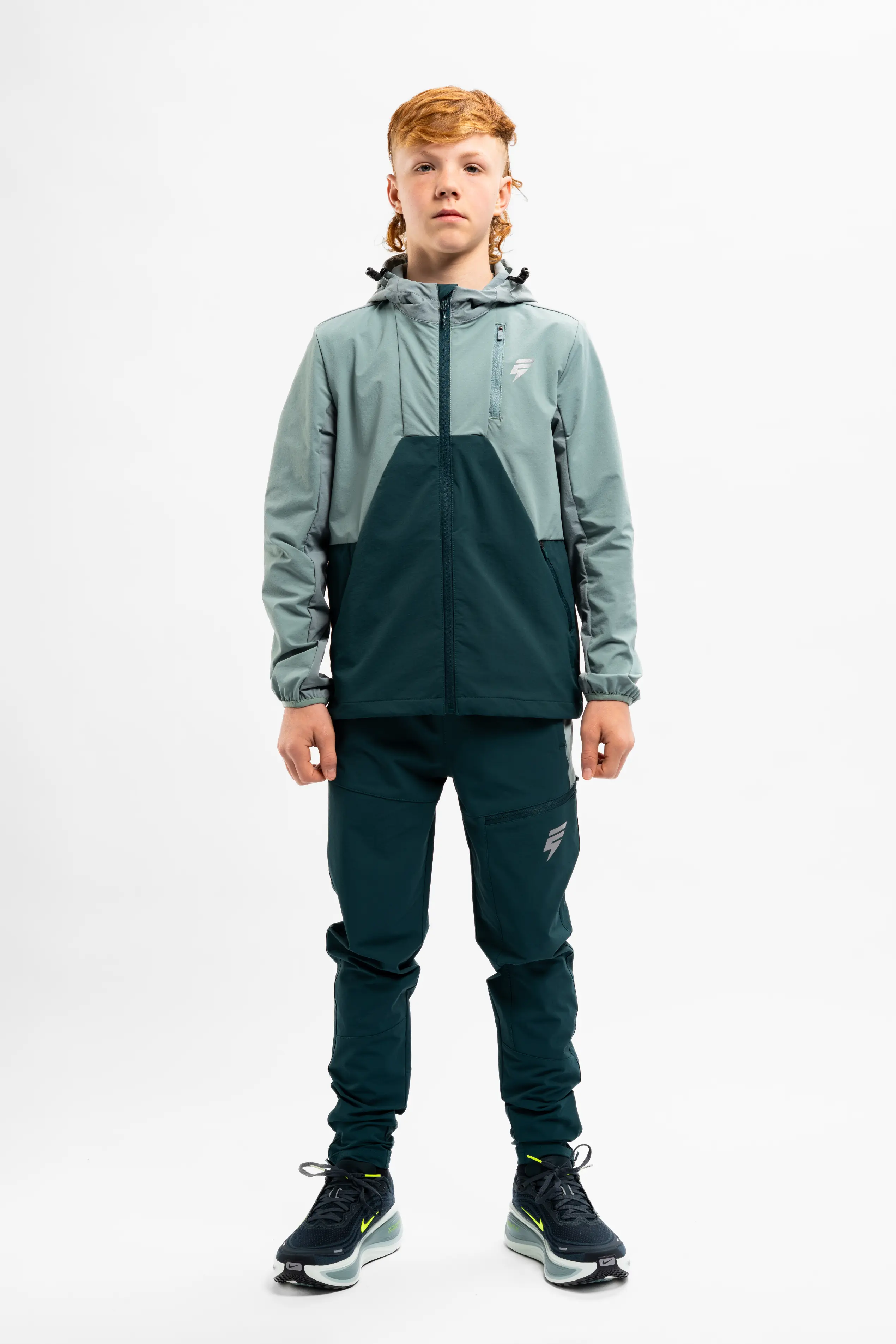 JUNIOR APEX PANT - TEAL/FOREST GREEN - Image 5