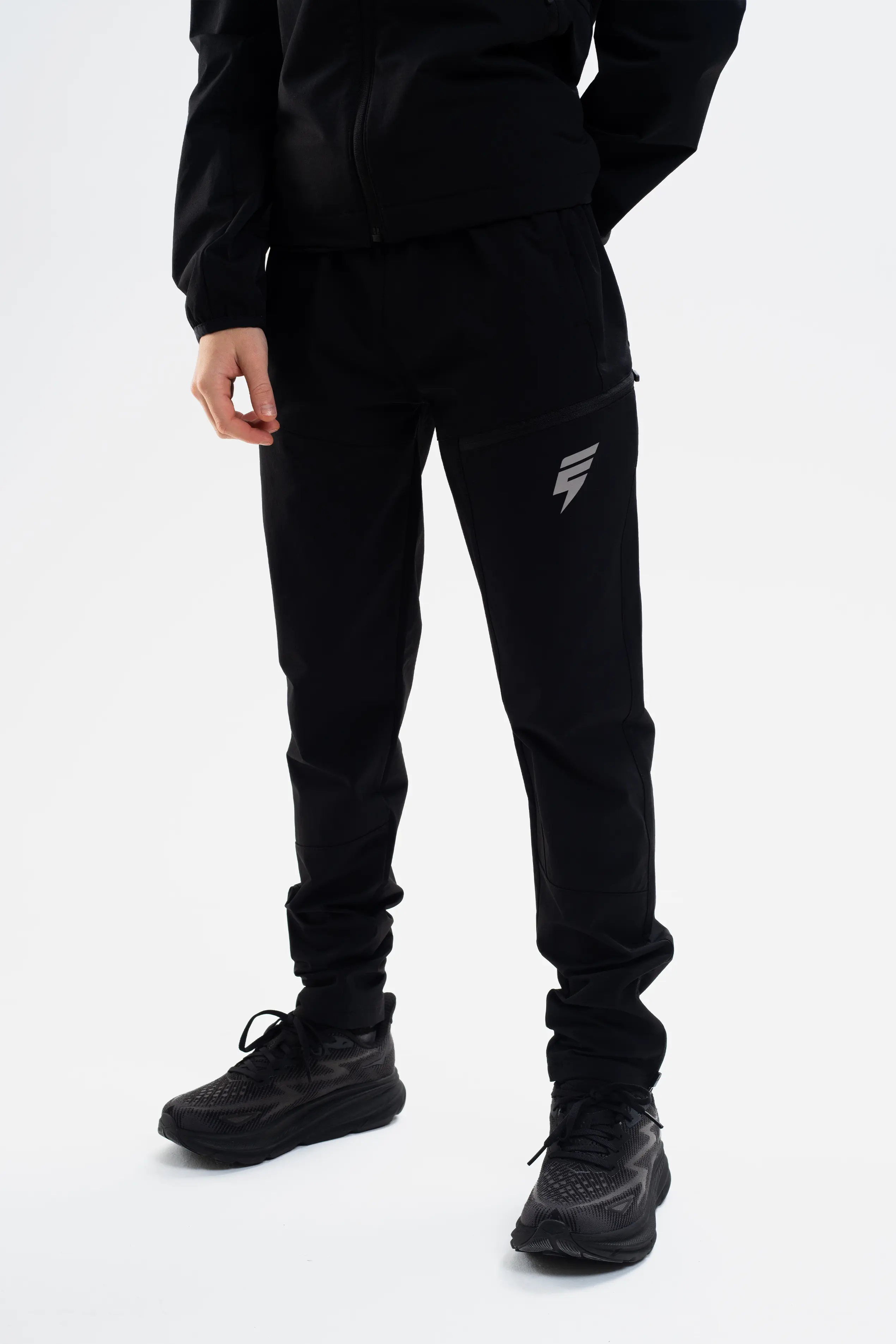 JUNIOR APEX TRACKSUIT - BLACK - Image 7