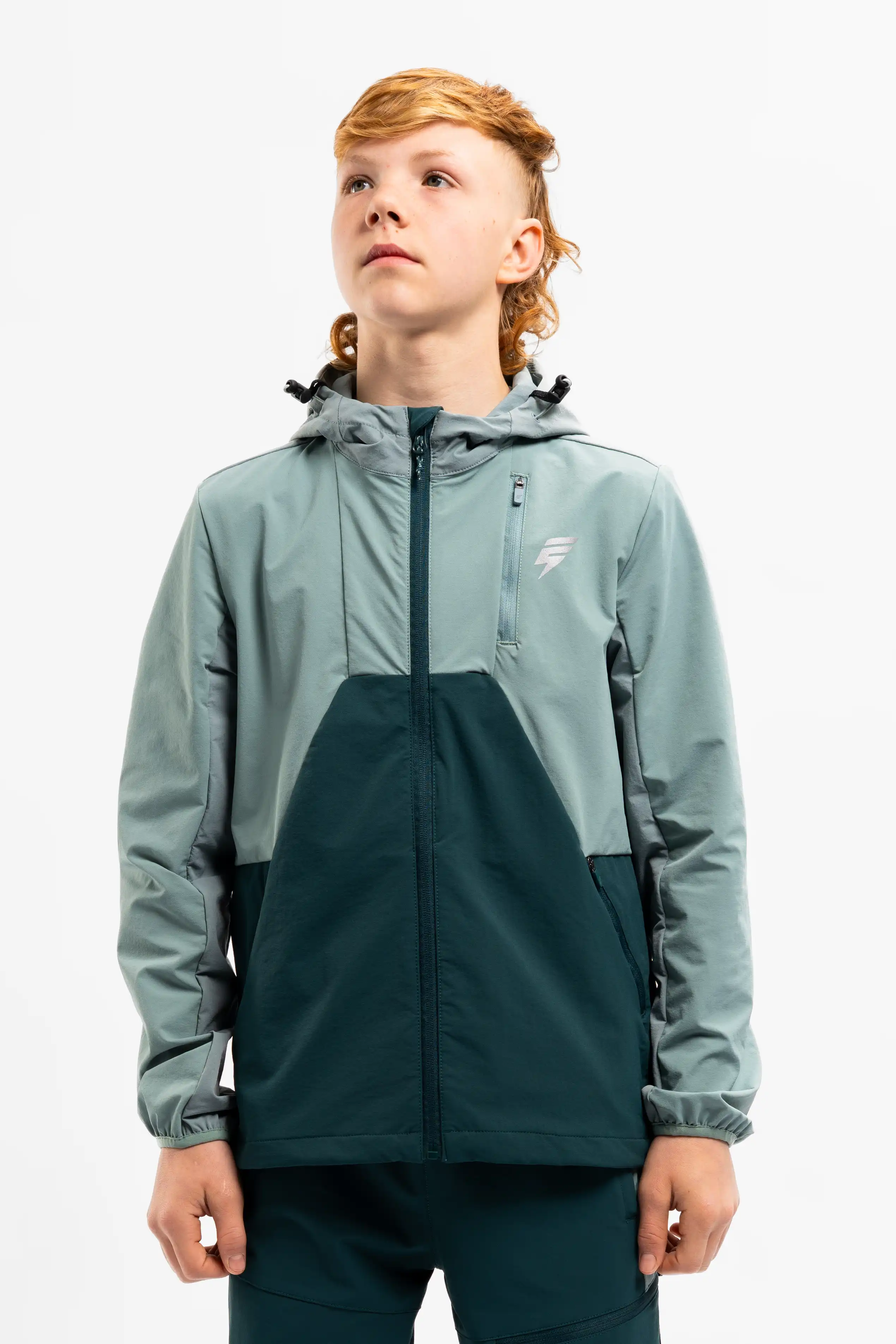 JUNIOR APEX TRACKSUIT - TEAL/GREEN - Image 3