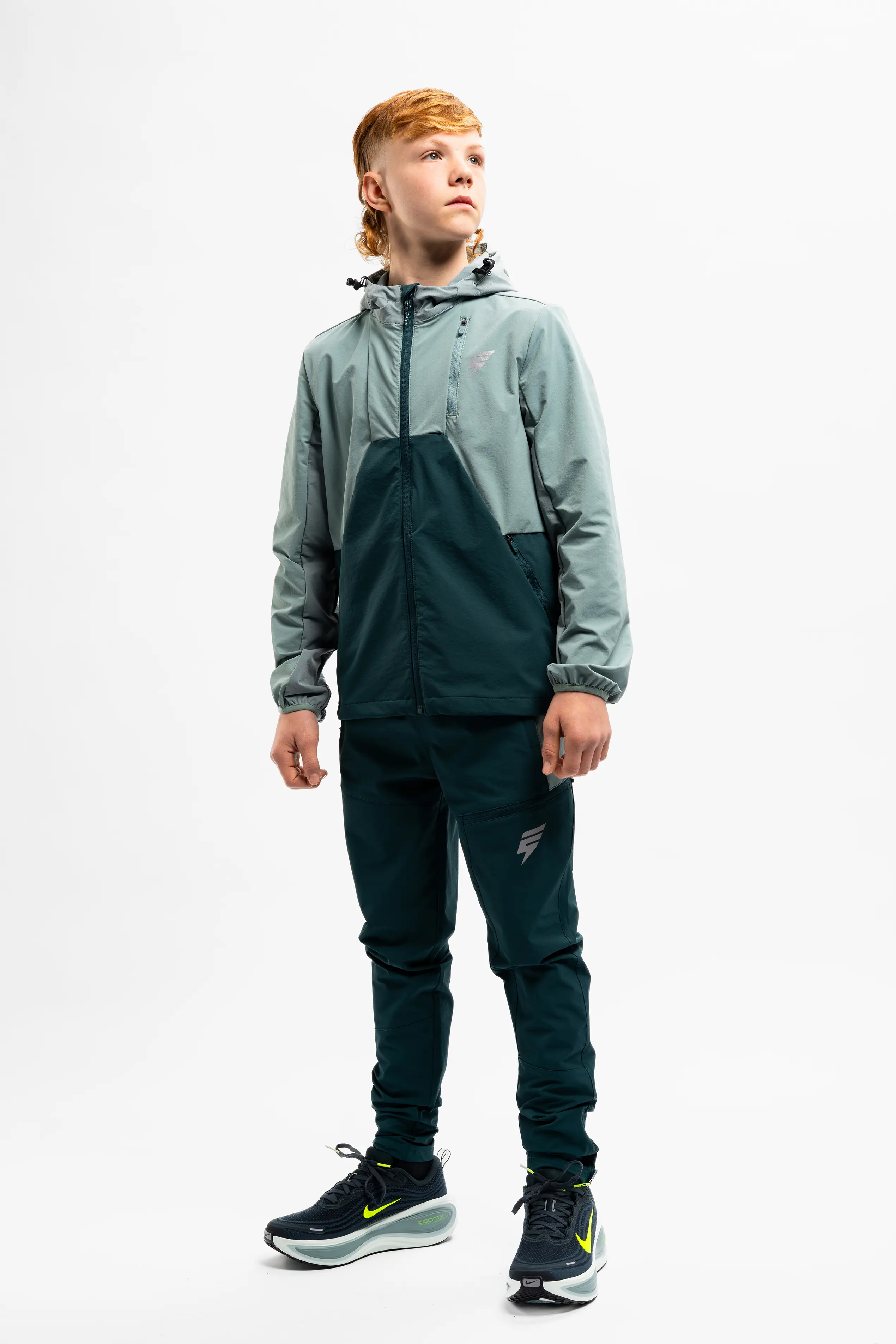 JUNIOR APEX TRACKSUIT - TEAL/GREEN - Image 8