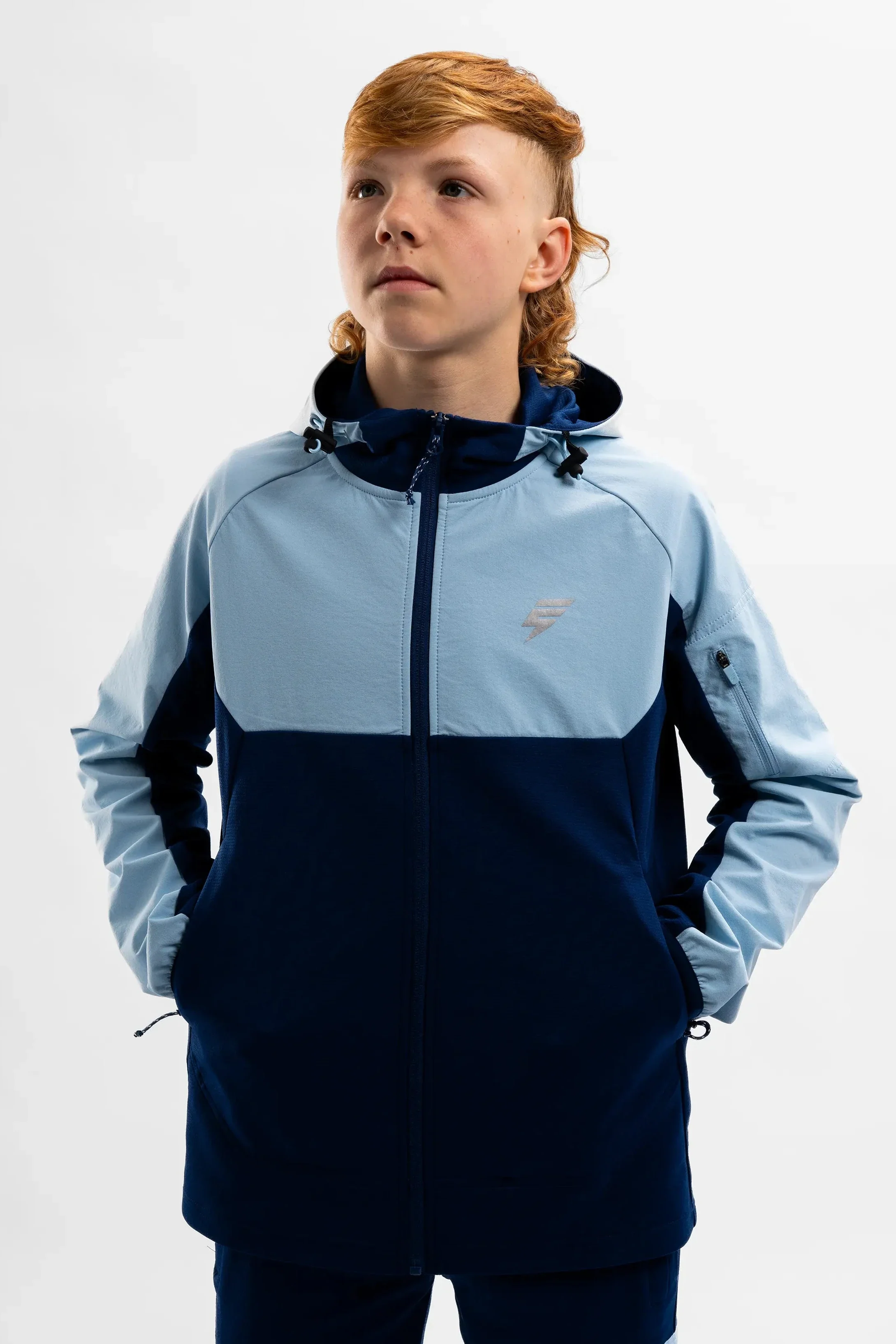 JUNIOR PATCH JACKET - NAVY/BLUE
