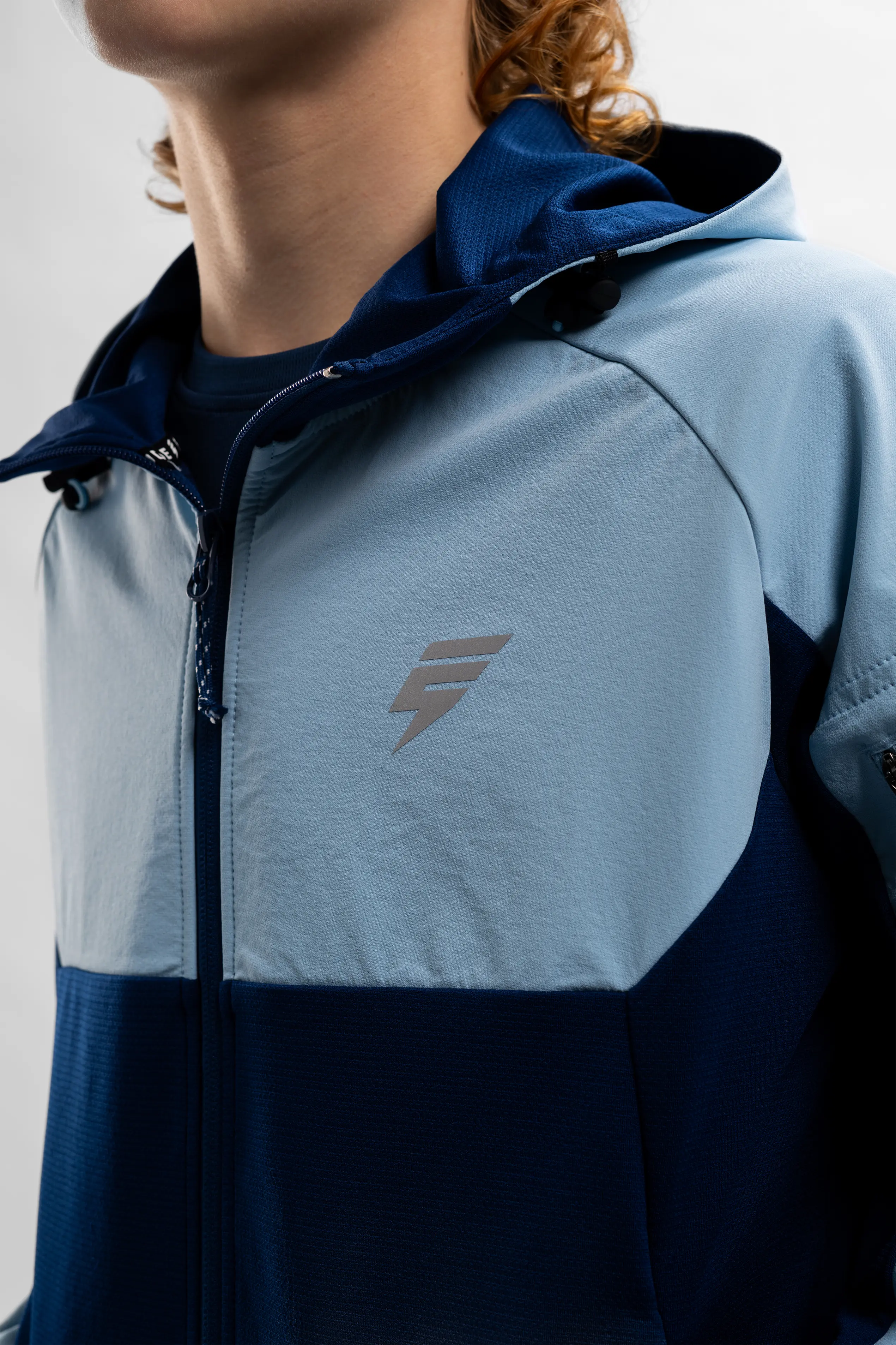 JUNIOR PATCH JACKET - NAVY/BLUE - Image 3