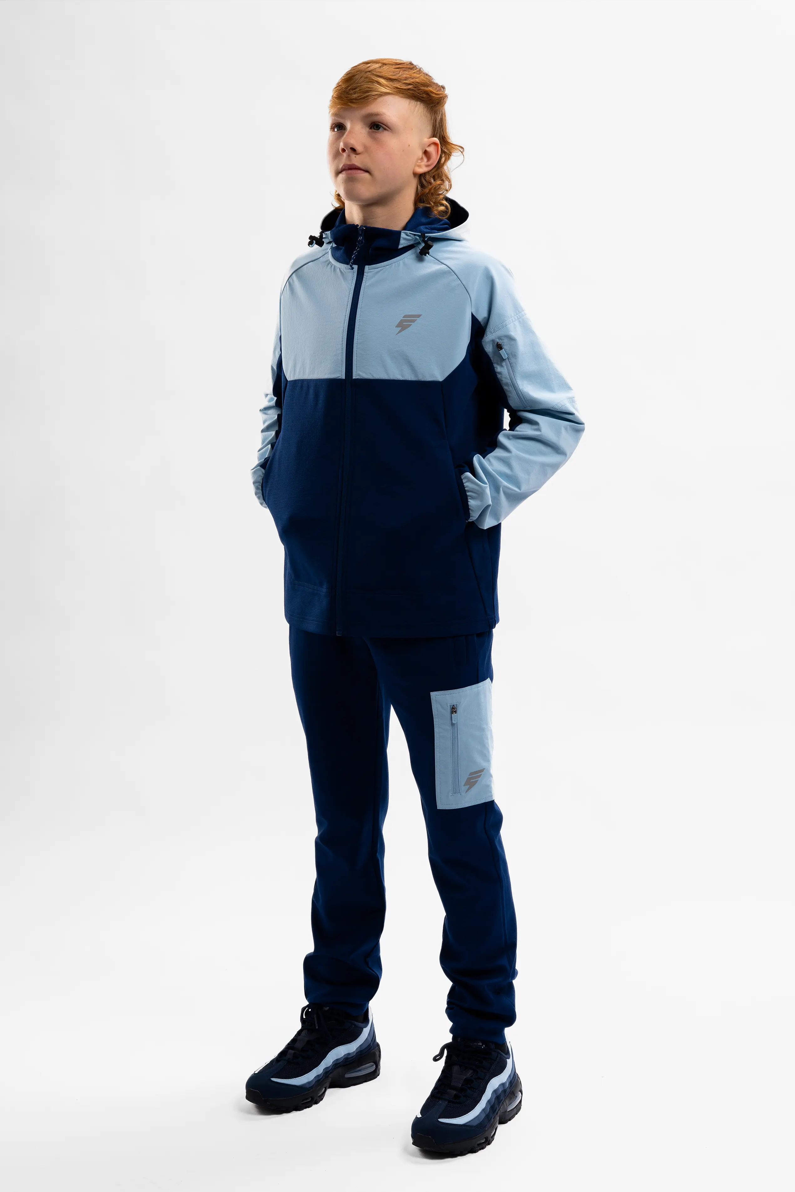 JUNIOR PATCH JACKET - NAVY/BLUE - Image 4