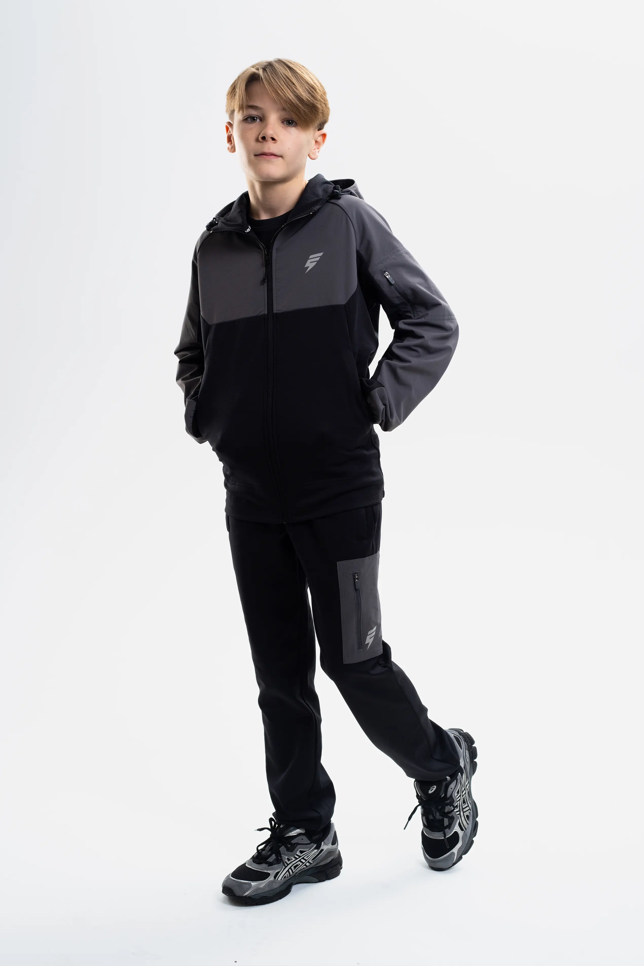 JUNIOR PATCH PANT - BLACK/COAL - Image 5