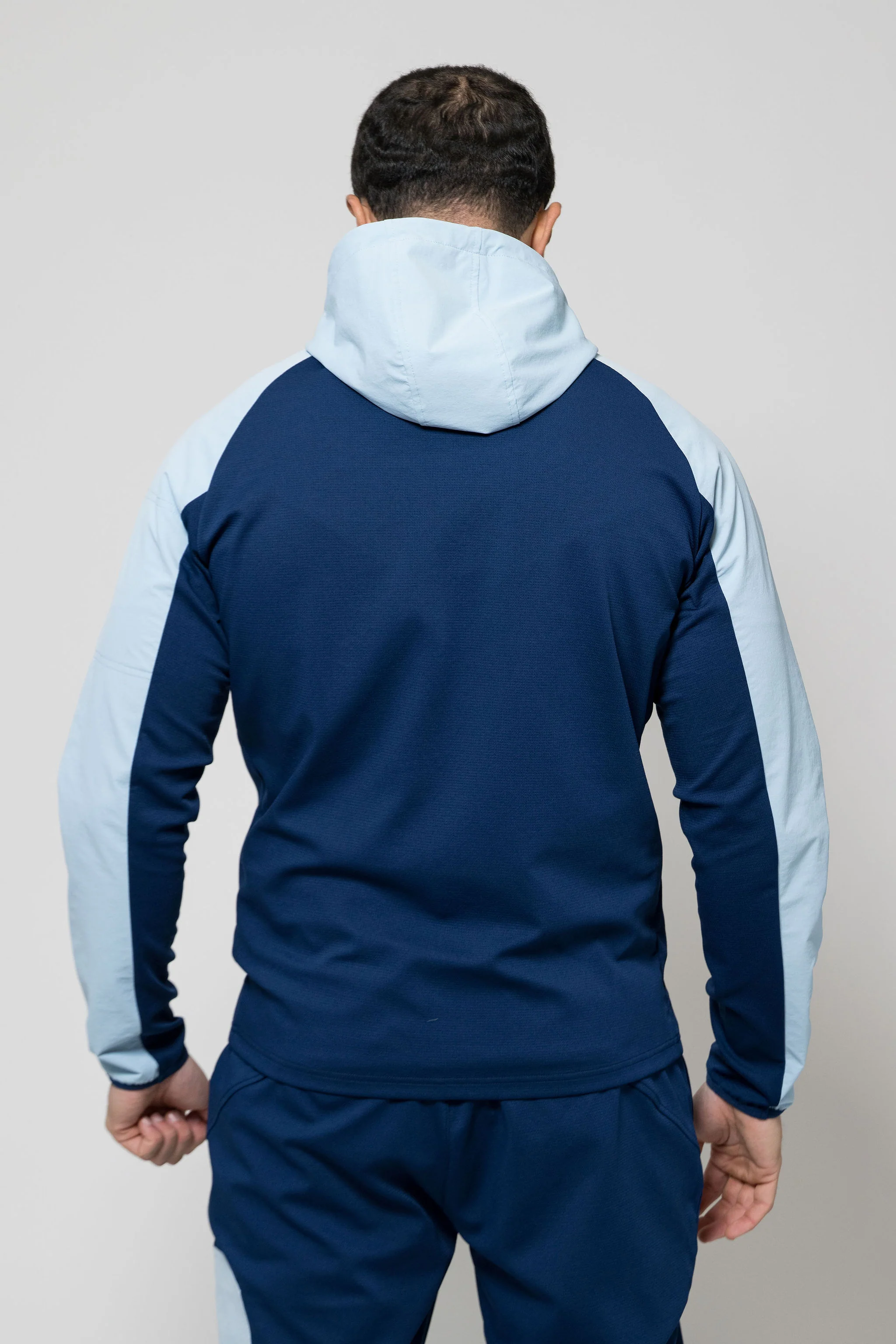 PATCH TRACKSUIT - NAVY/LIGHT BLUE - Image 4