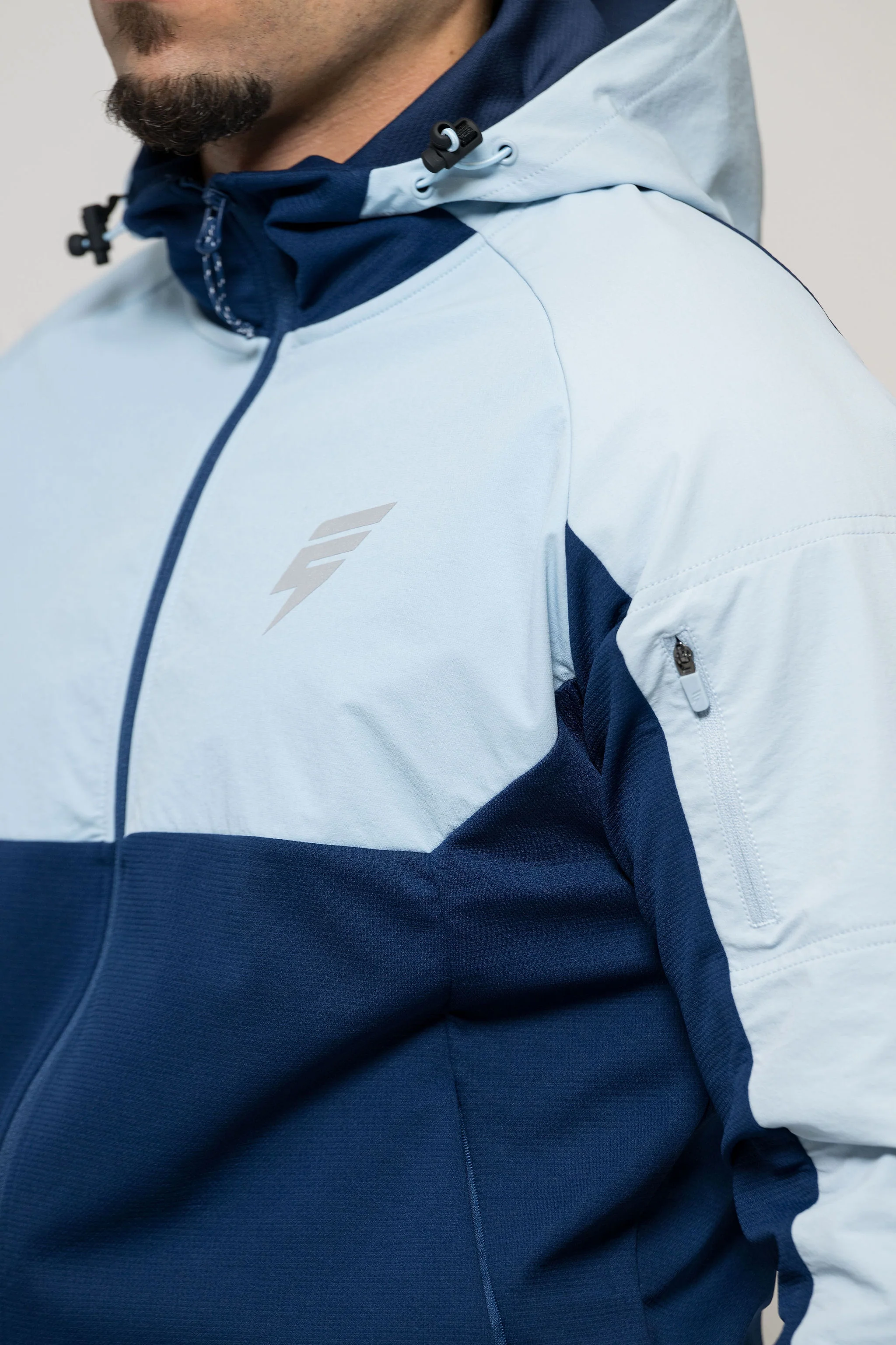 PATCH TRACKSUIT - NAVY/LIGHT BLUE - Image 3