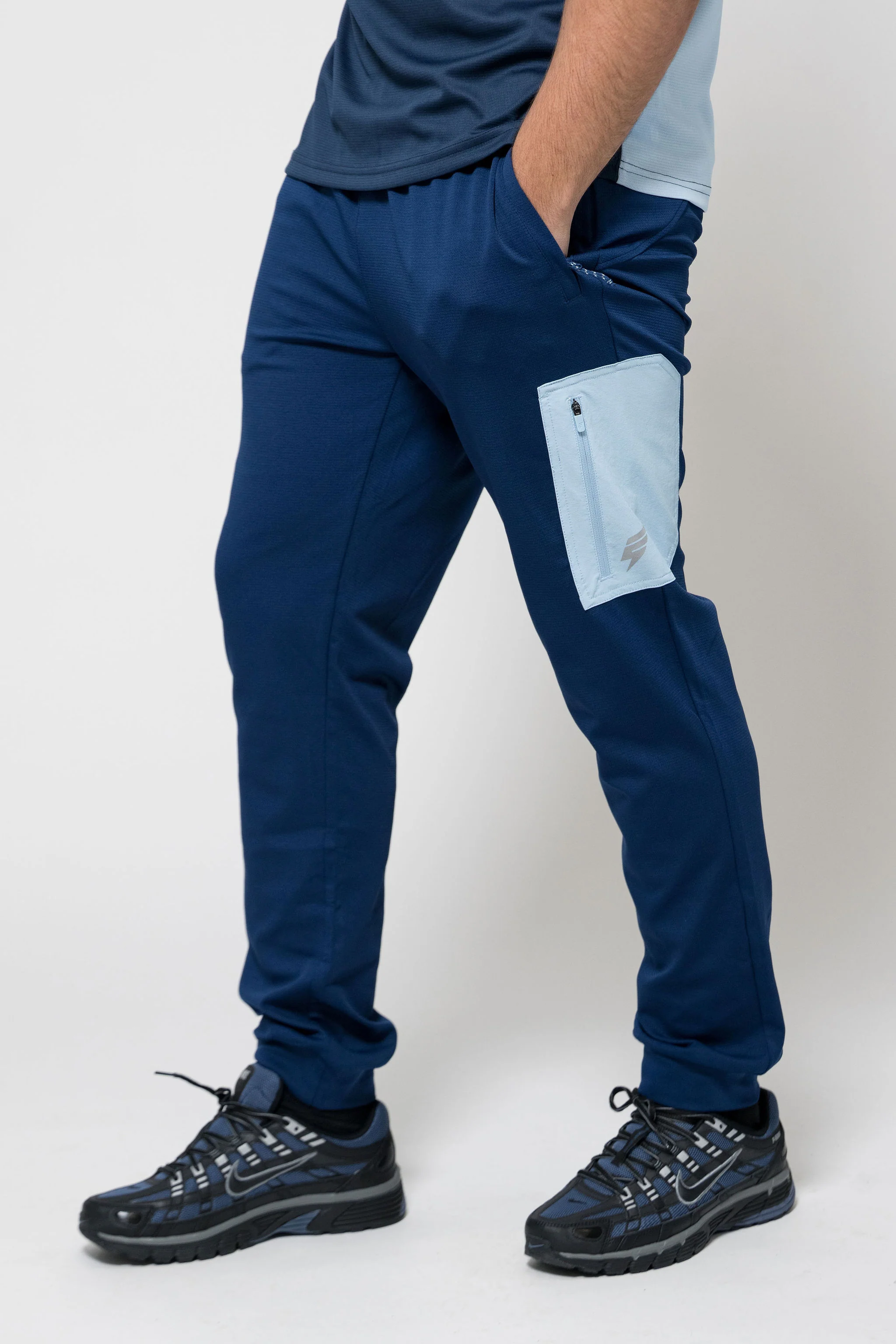 PATCH TRACKSUIT - NAVY/LIGHT BLUE - Image 7