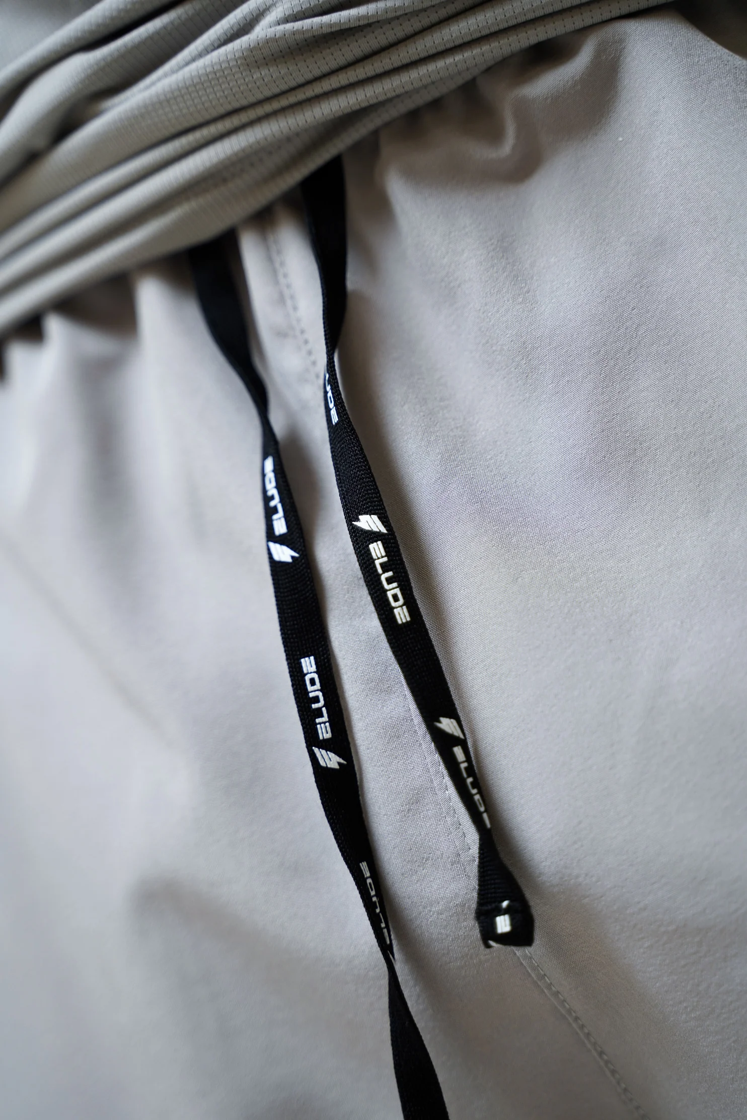 SPLIT SHORTS - LIGHT GREY/BABY BLUE - Image 4