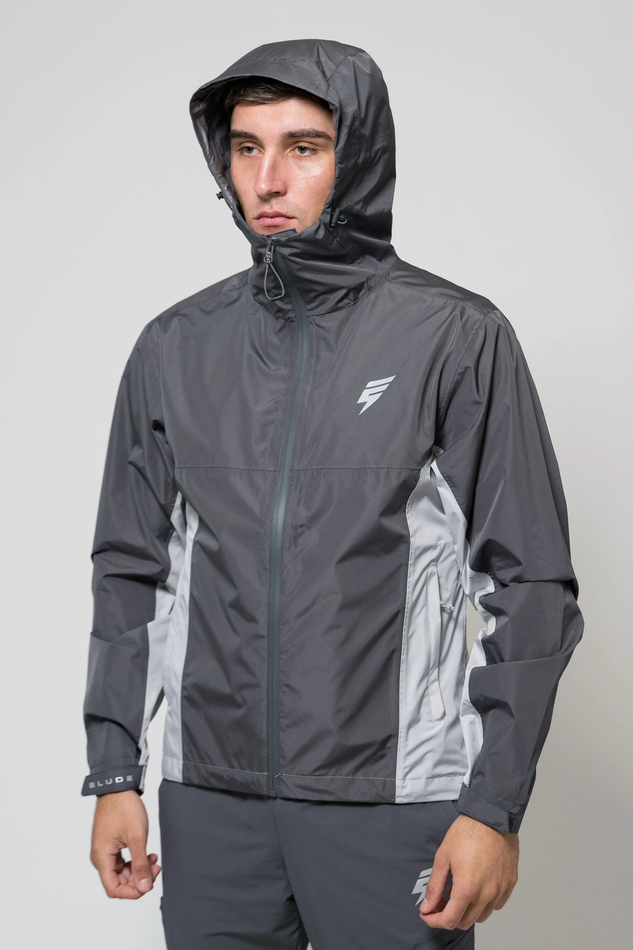 STORM WATERPROOF JACKET - LIGHT GREY/COAL - Image 3