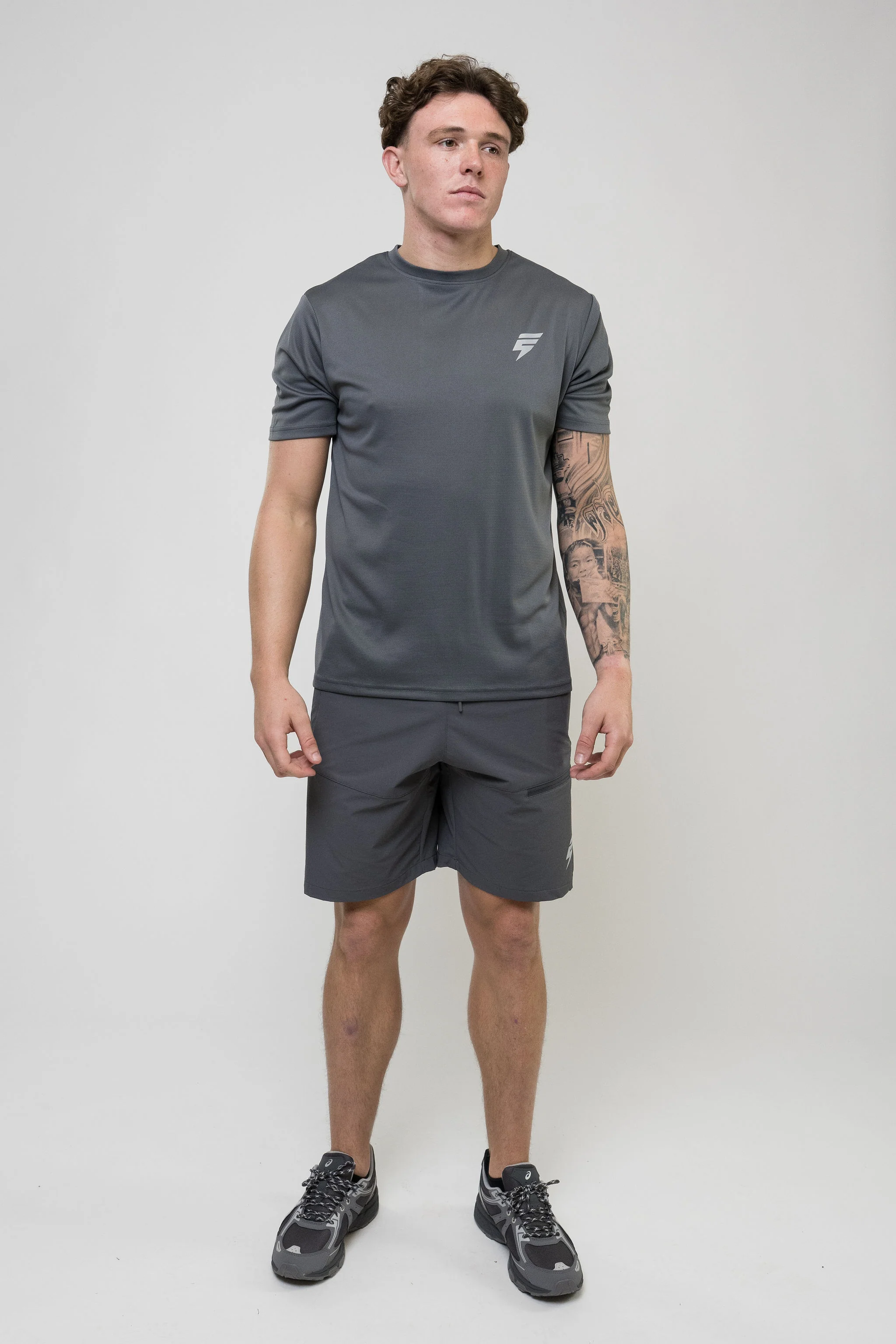 TECH SHORT SET - GREY - Image 2
