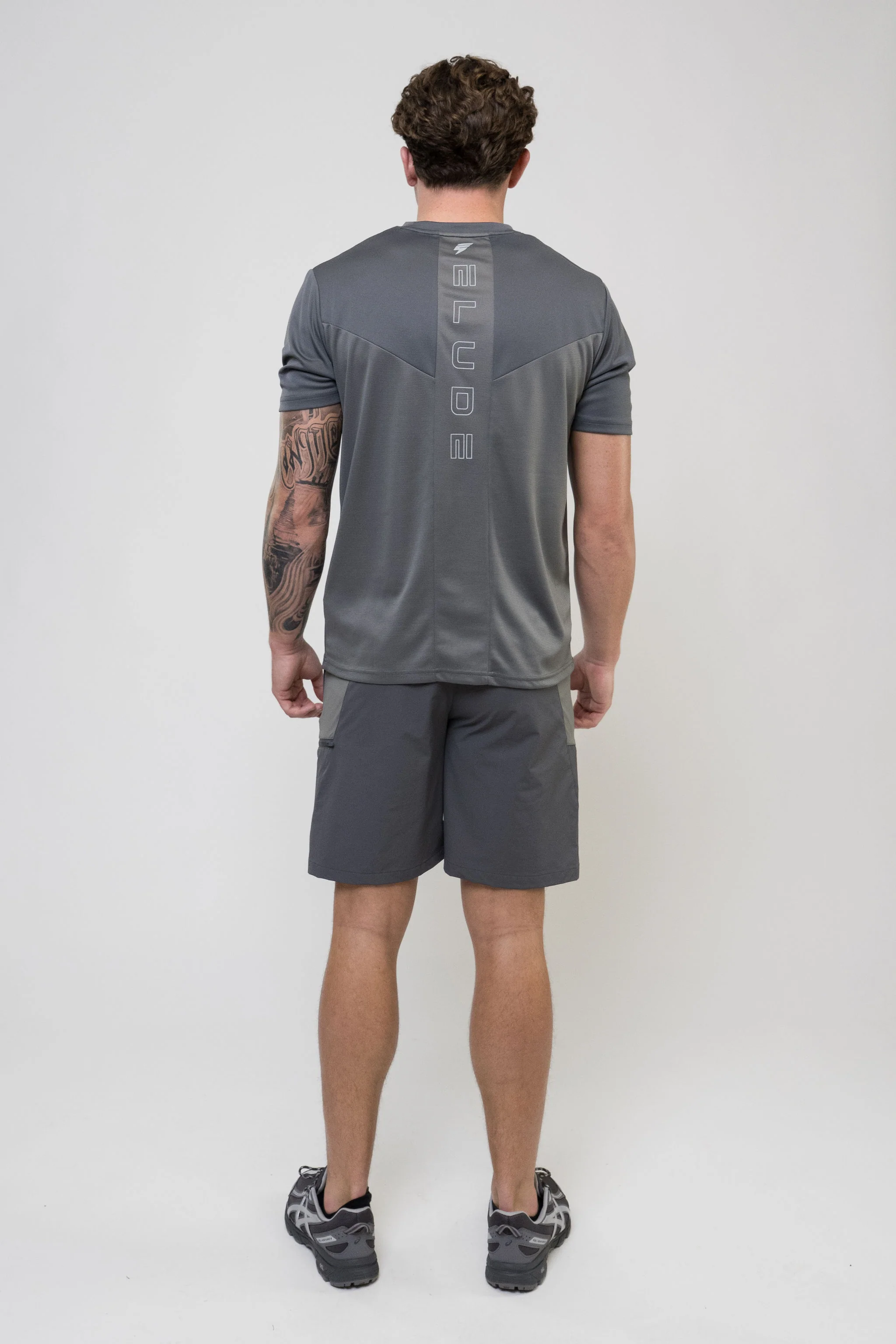 TECH SHORT SET - GREY - Image 3