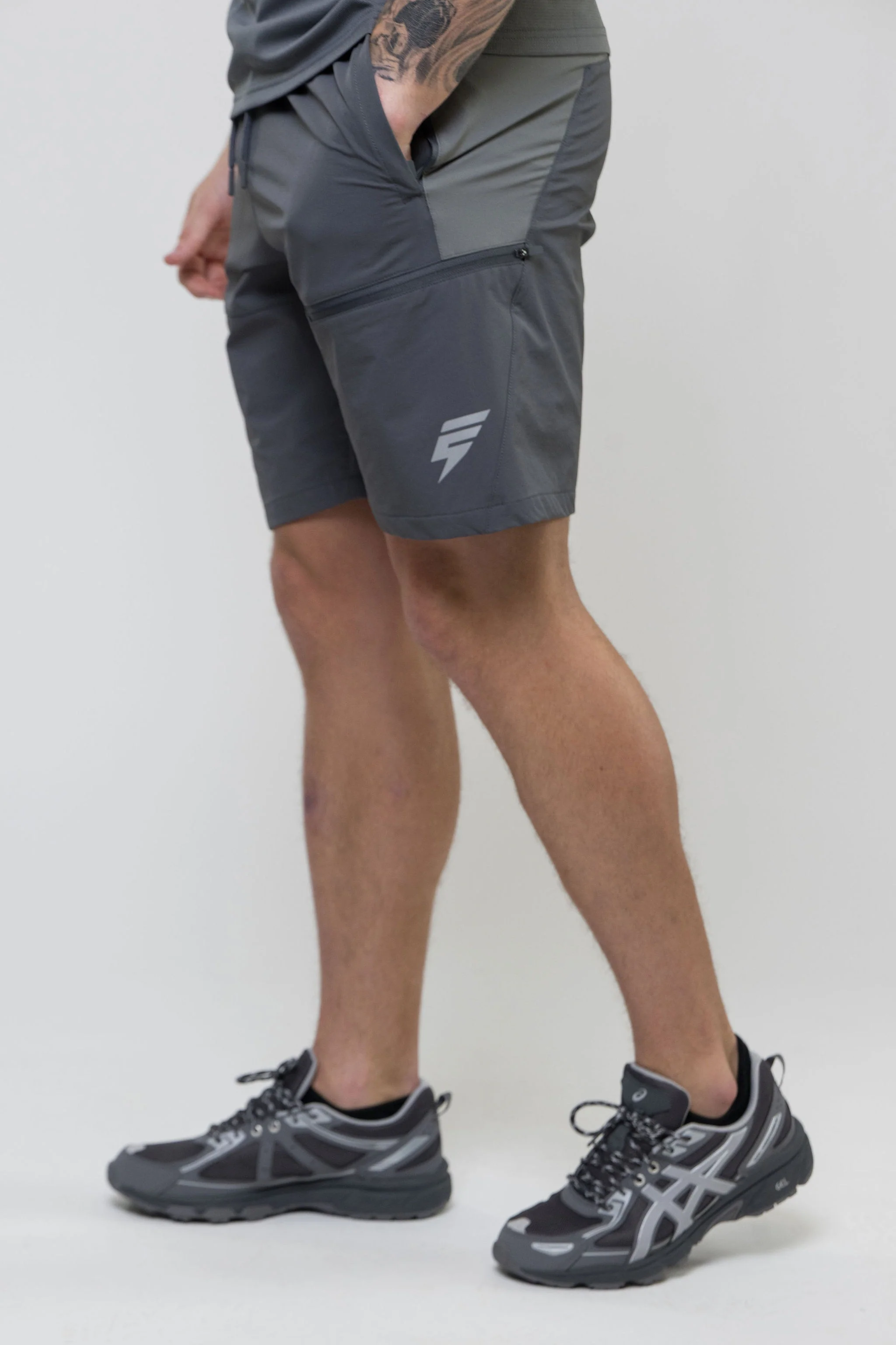 TECH SHORT SET - GREY - Image 5