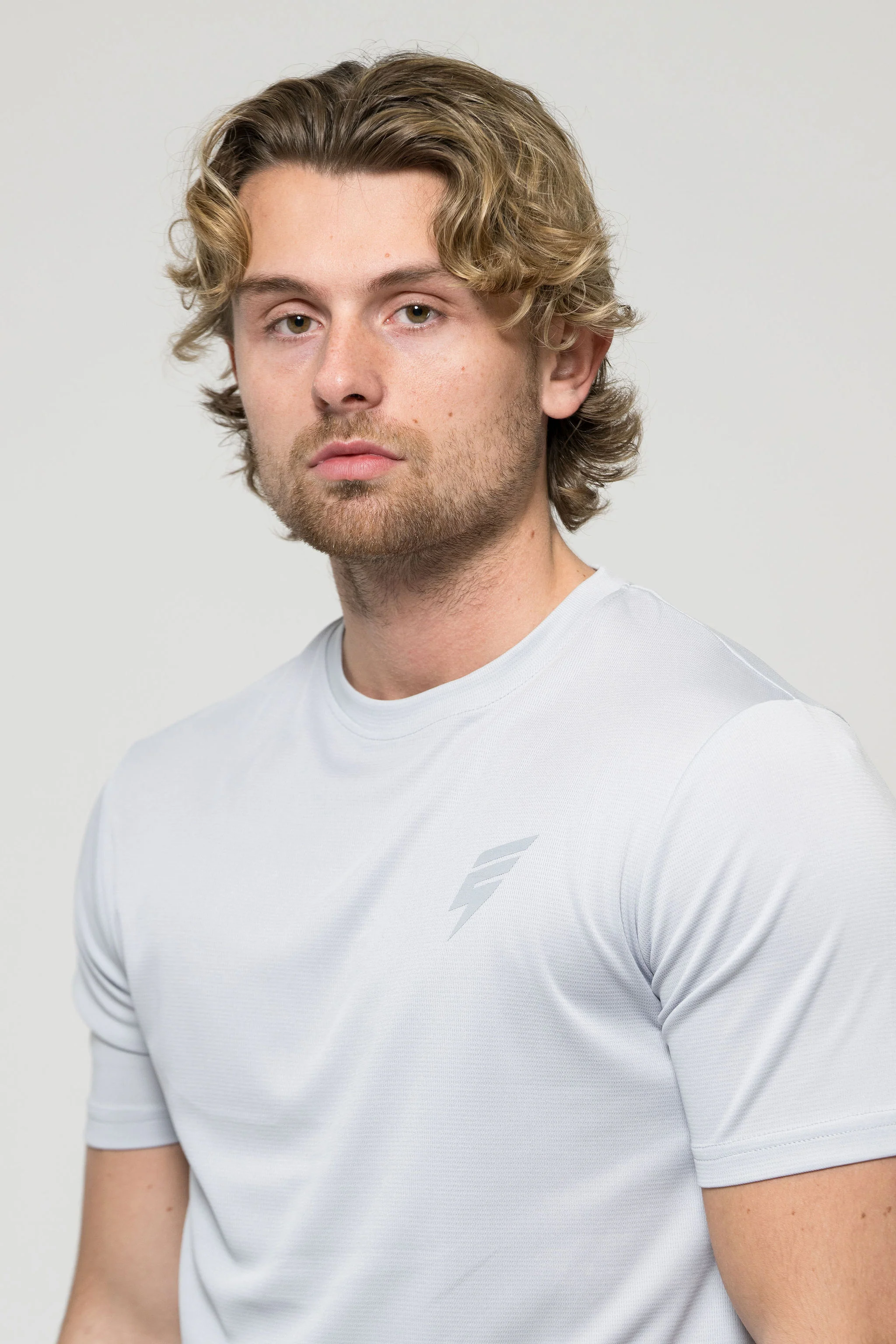 TECH TEE - LIGHT GREY/GREY - Image 3