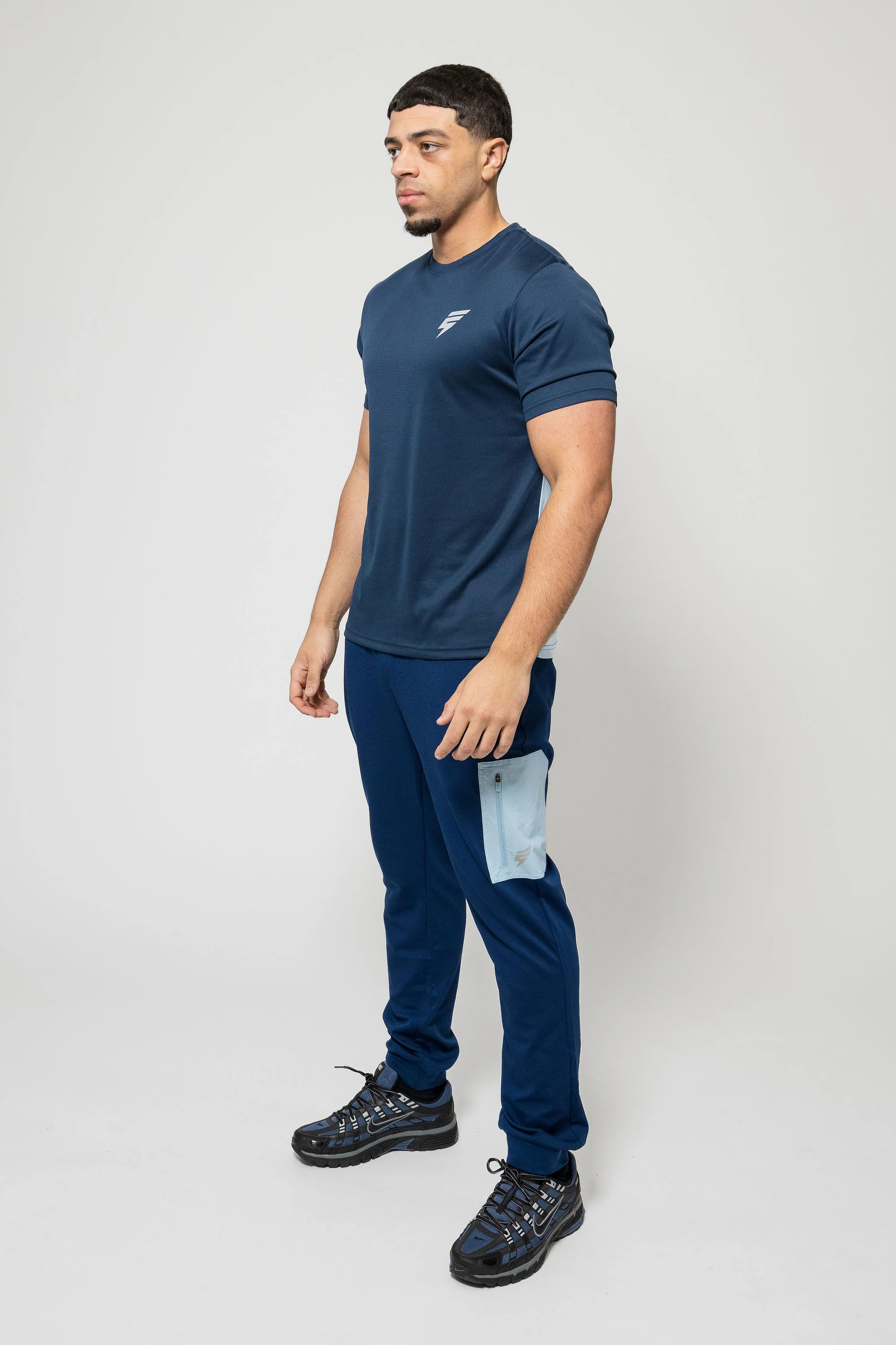 TECH TEE - NAVY/SKY BLUE - Image 5