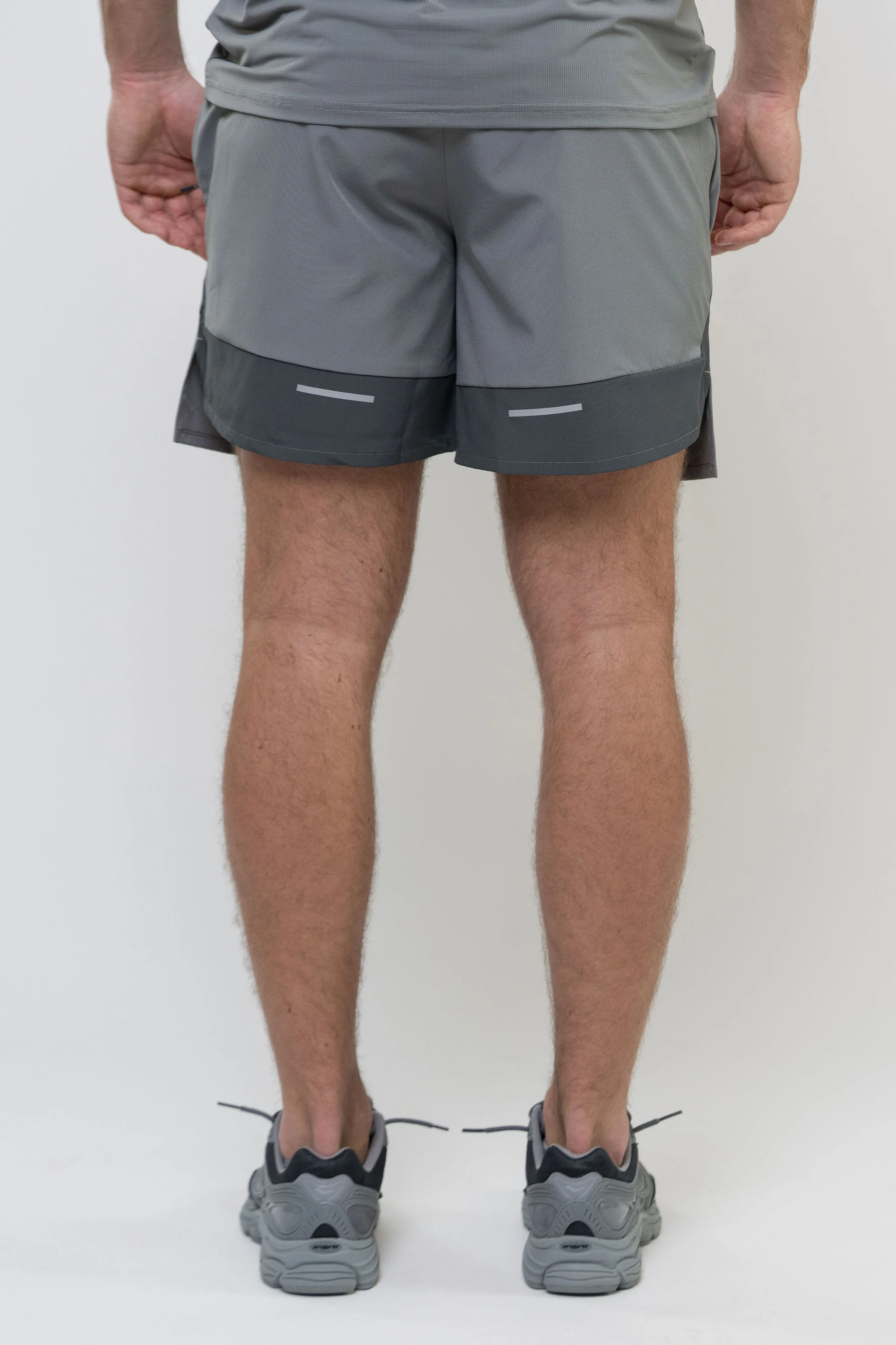 TRACK JACKET SHORT SET - LIGHT GREY/GREY - Image 10