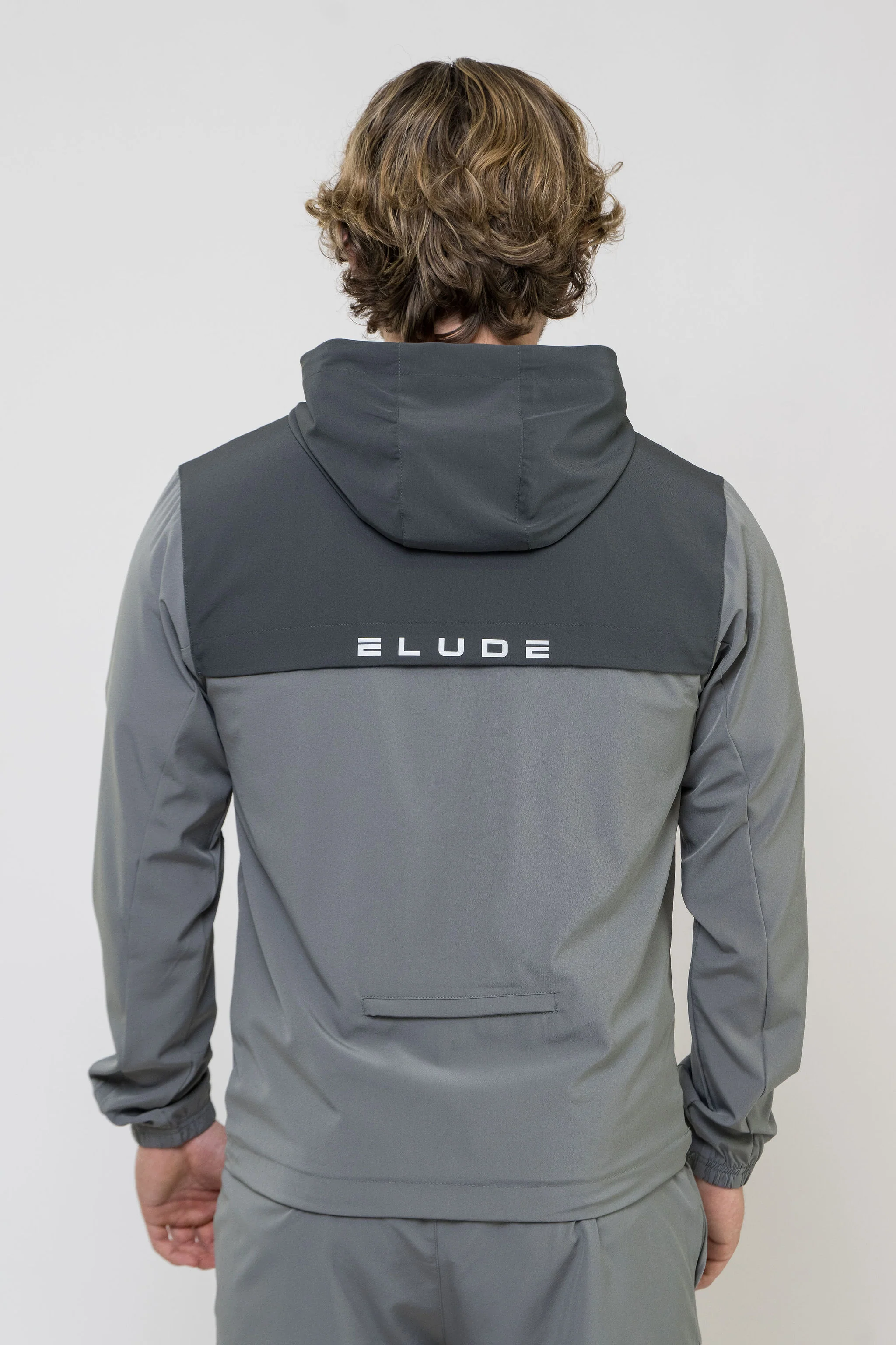 TRACK JACKET SHORT SET - LIGHT GREY/GREY - Image 7
