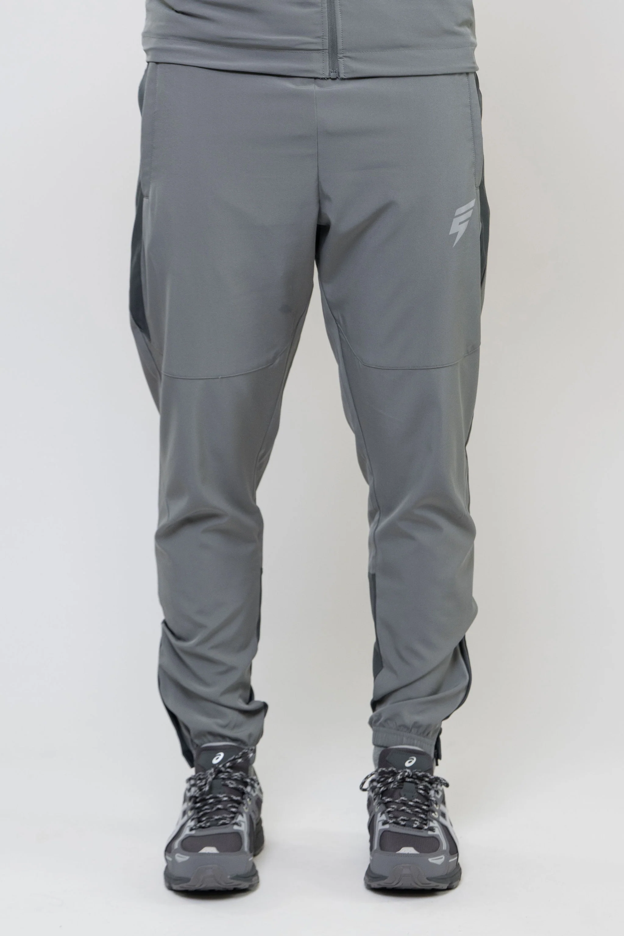 TRACK PANT - LIGHT GREY/GREY - Image 4