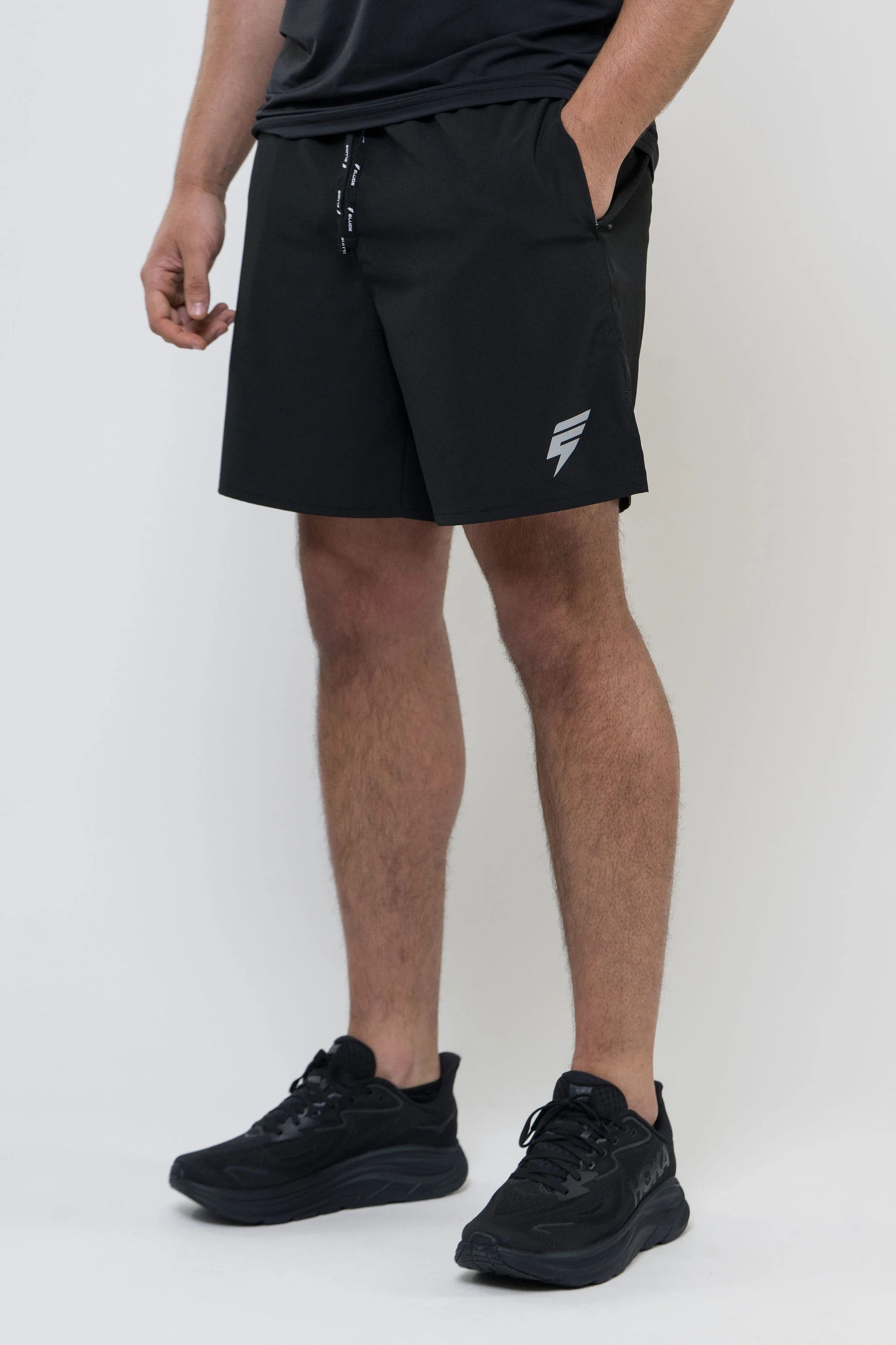 TRACK SHORT SET - BLACK - Image 8