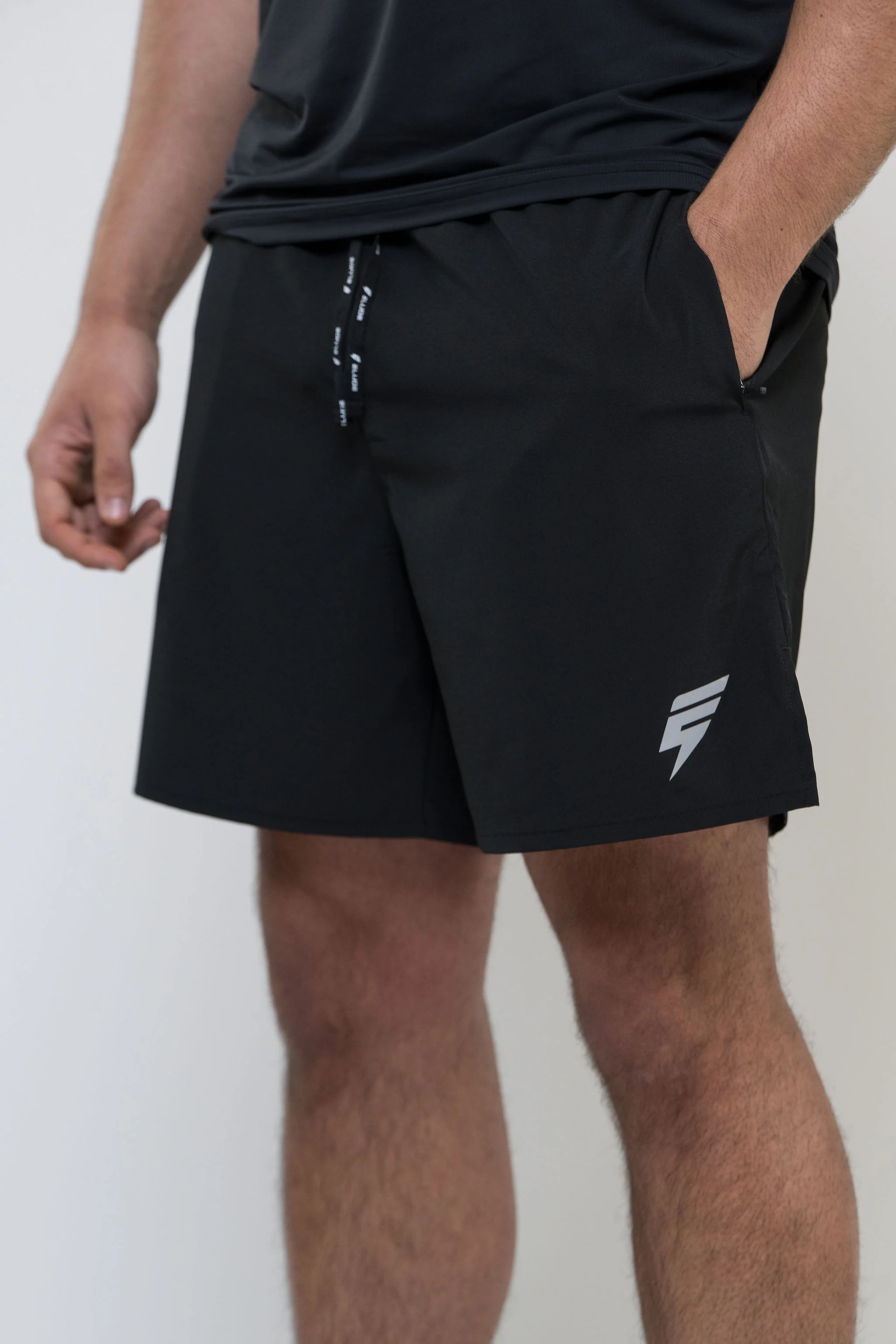 TRACK SHORT SET - BLACK - Image 9