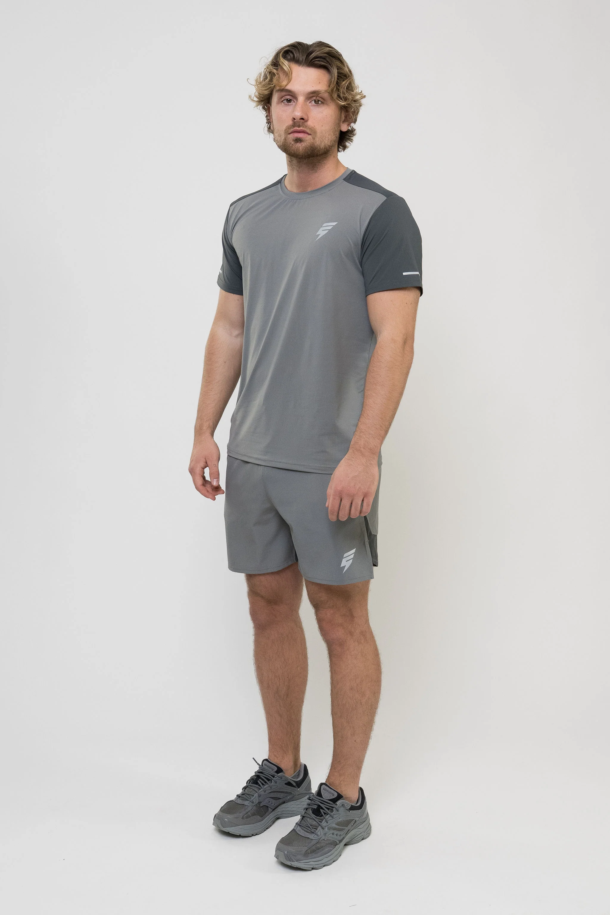 TRACK SHORT SET - LIGHT GREY/GREY - Image 11