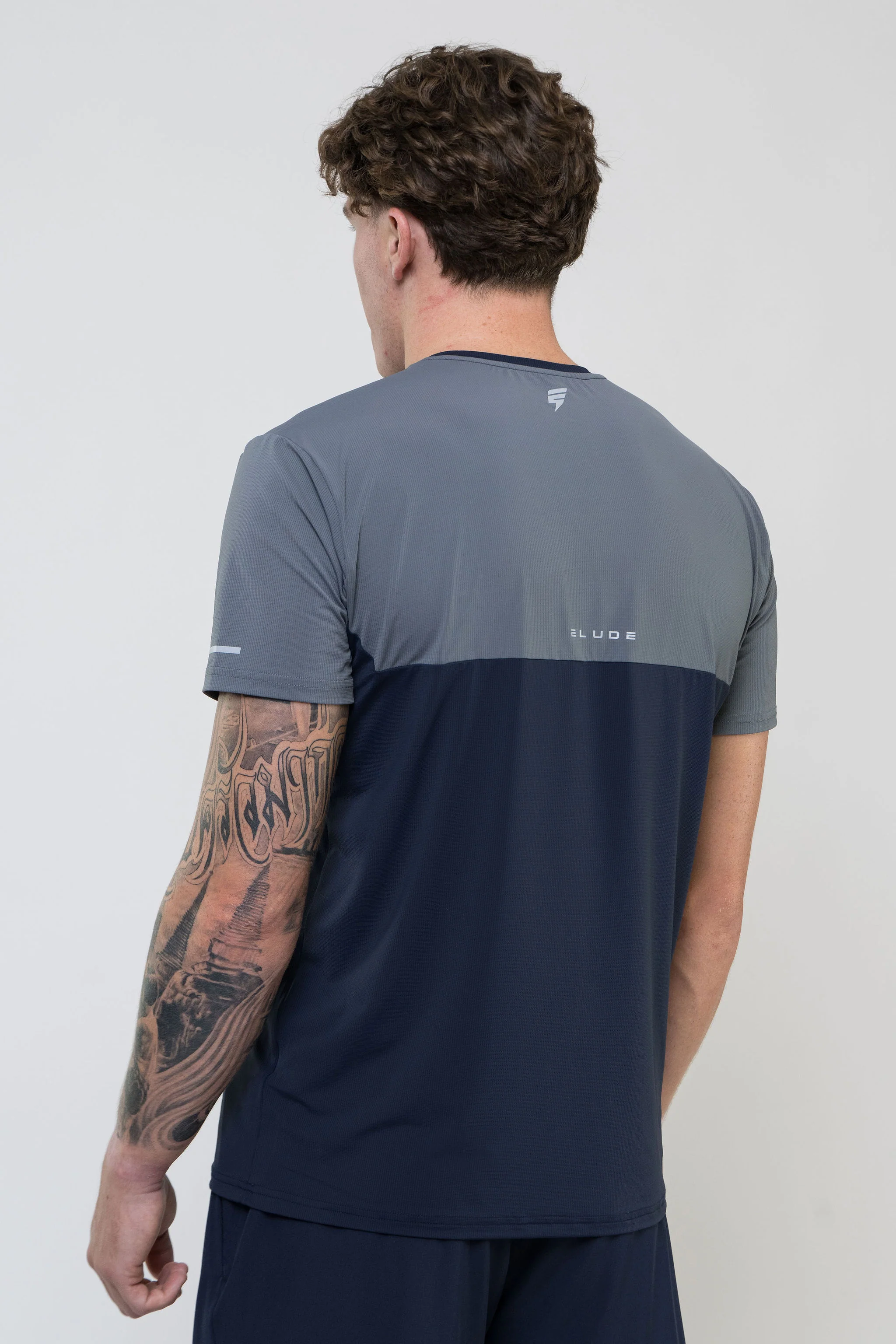TRACK SHORT SET - NAVY/LIGHT GREY - Image 7
