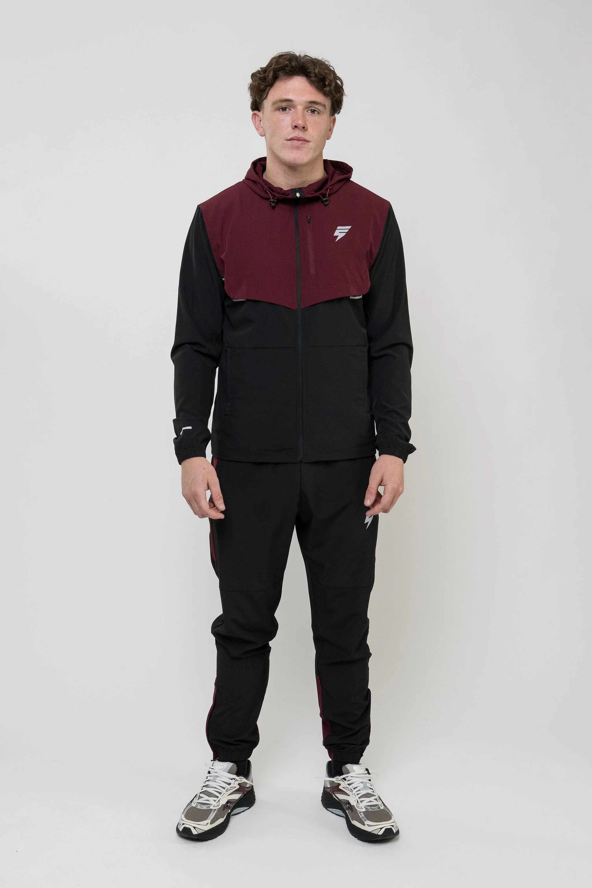 TRACK TRACKSUIT - BLACK/MAROON - Image 11