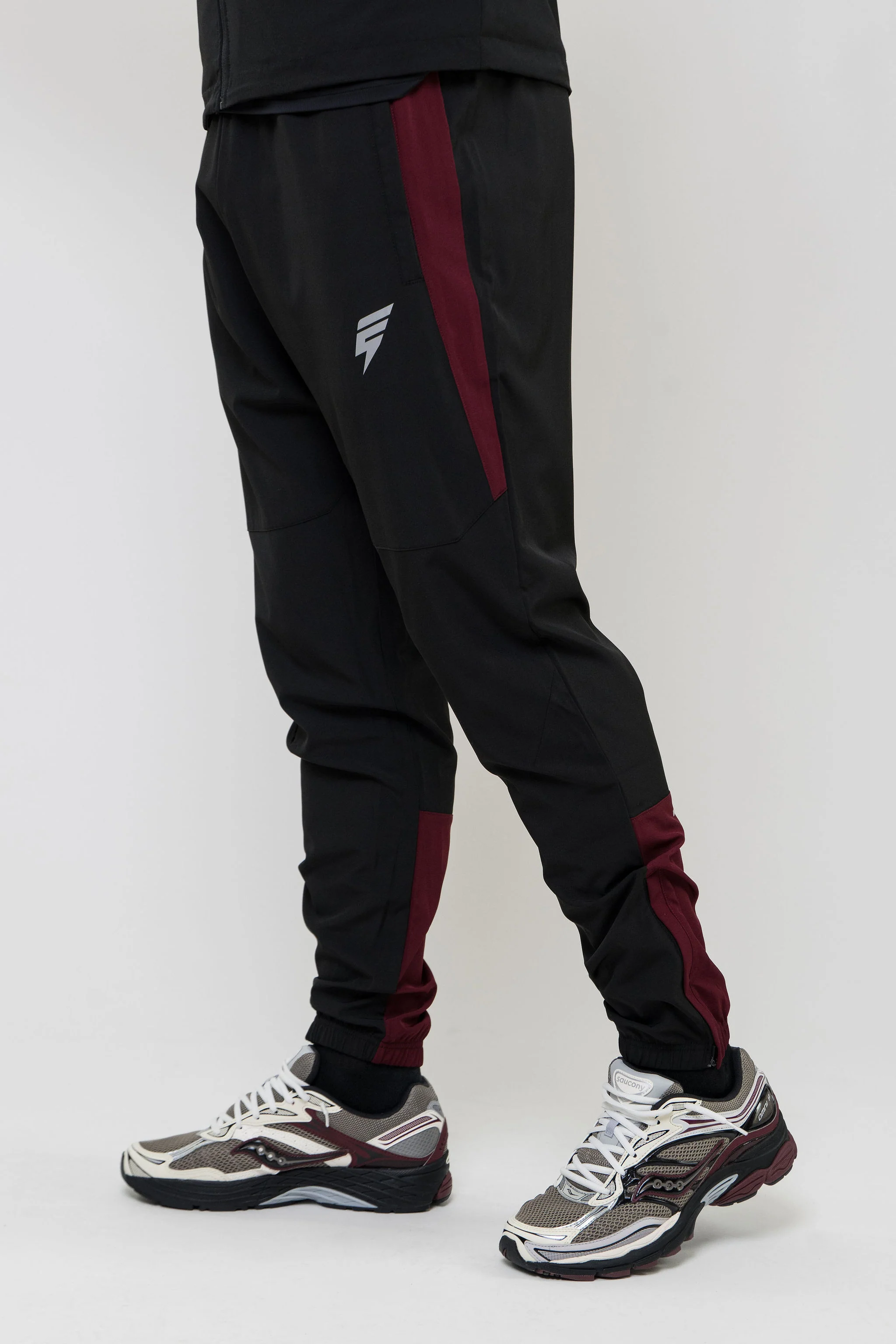 TRACK TRACKSUIT - BLACK/MAROON - Image 7