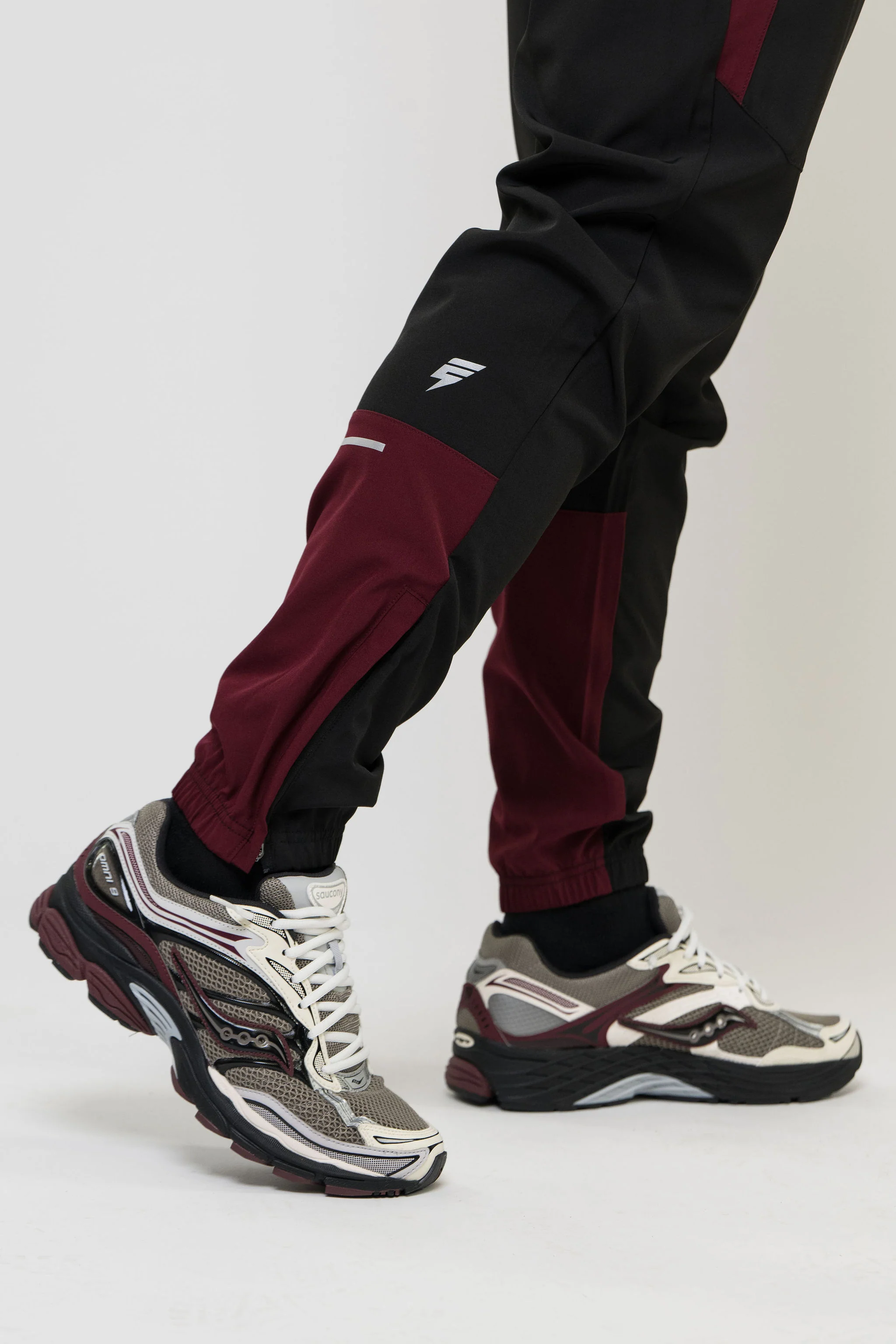 TRACK TRACKSUIT - BLACK/MAROON - Image 8