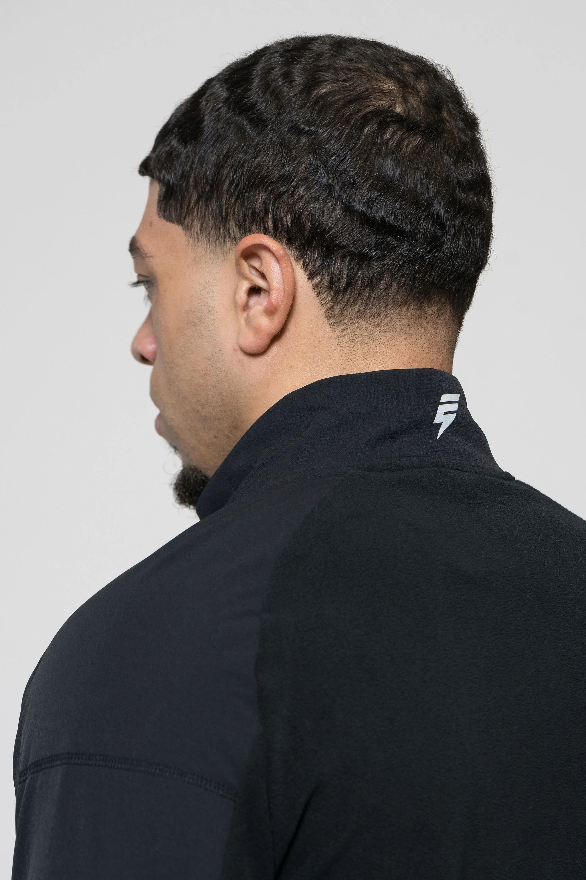 TRAIL FLEECE 1/4 TRACKSUIT - BLACK - Image 6