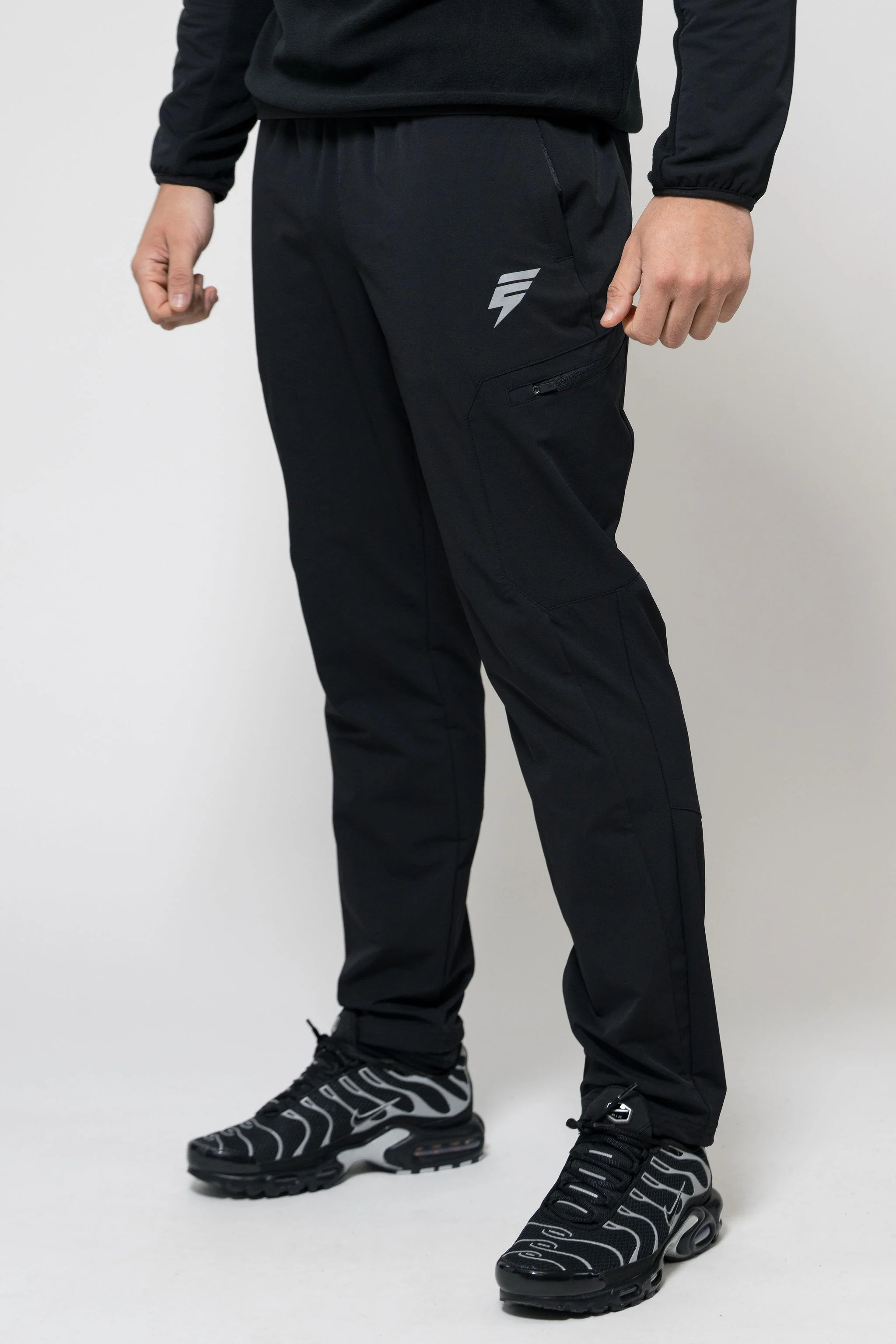 TRAIL FLEECE 1/4 TRACKSUIT - BLACK - Image 7