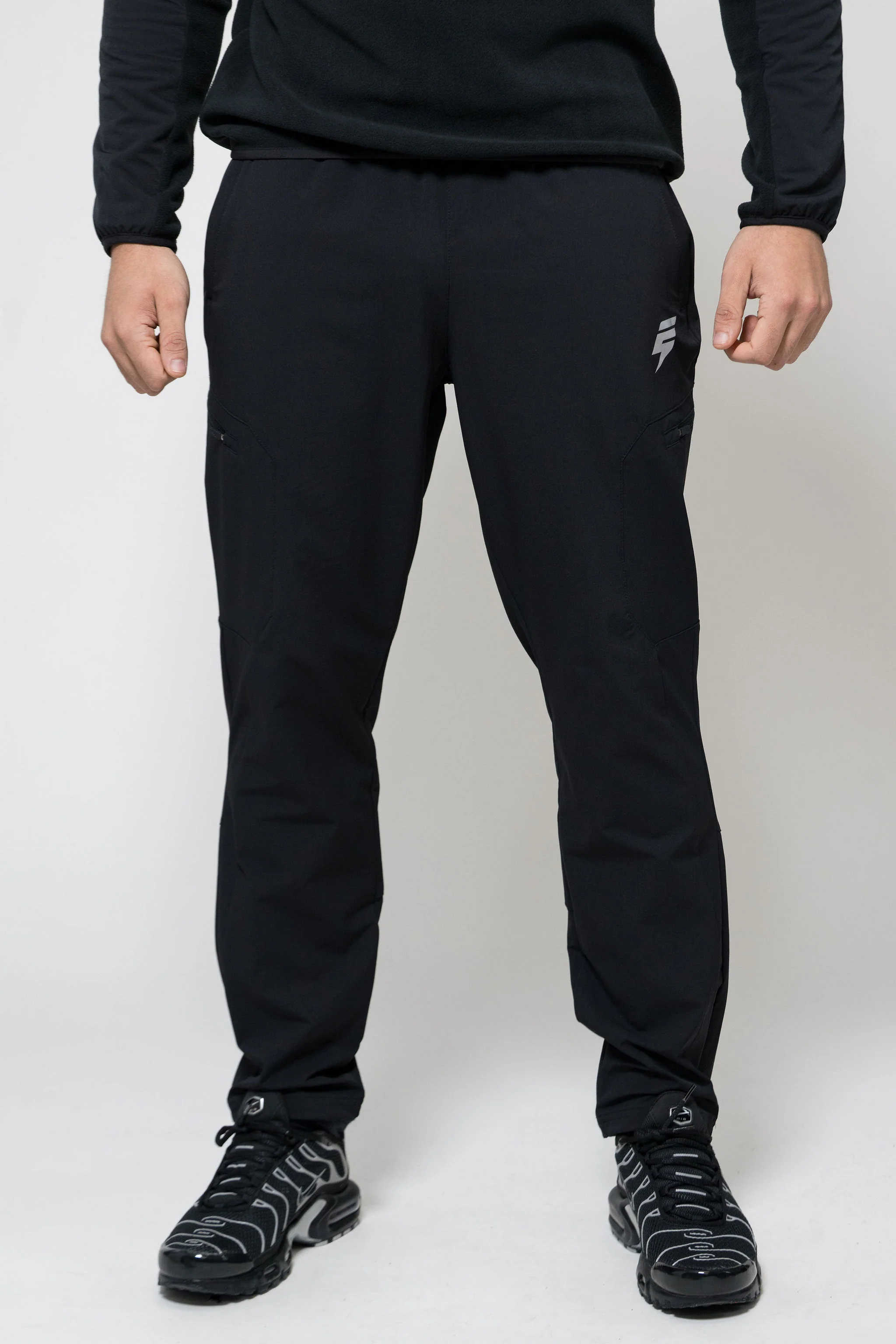 TRAIL FLEECE 1/4 TRACKSUIT - BLACK - Image 8
