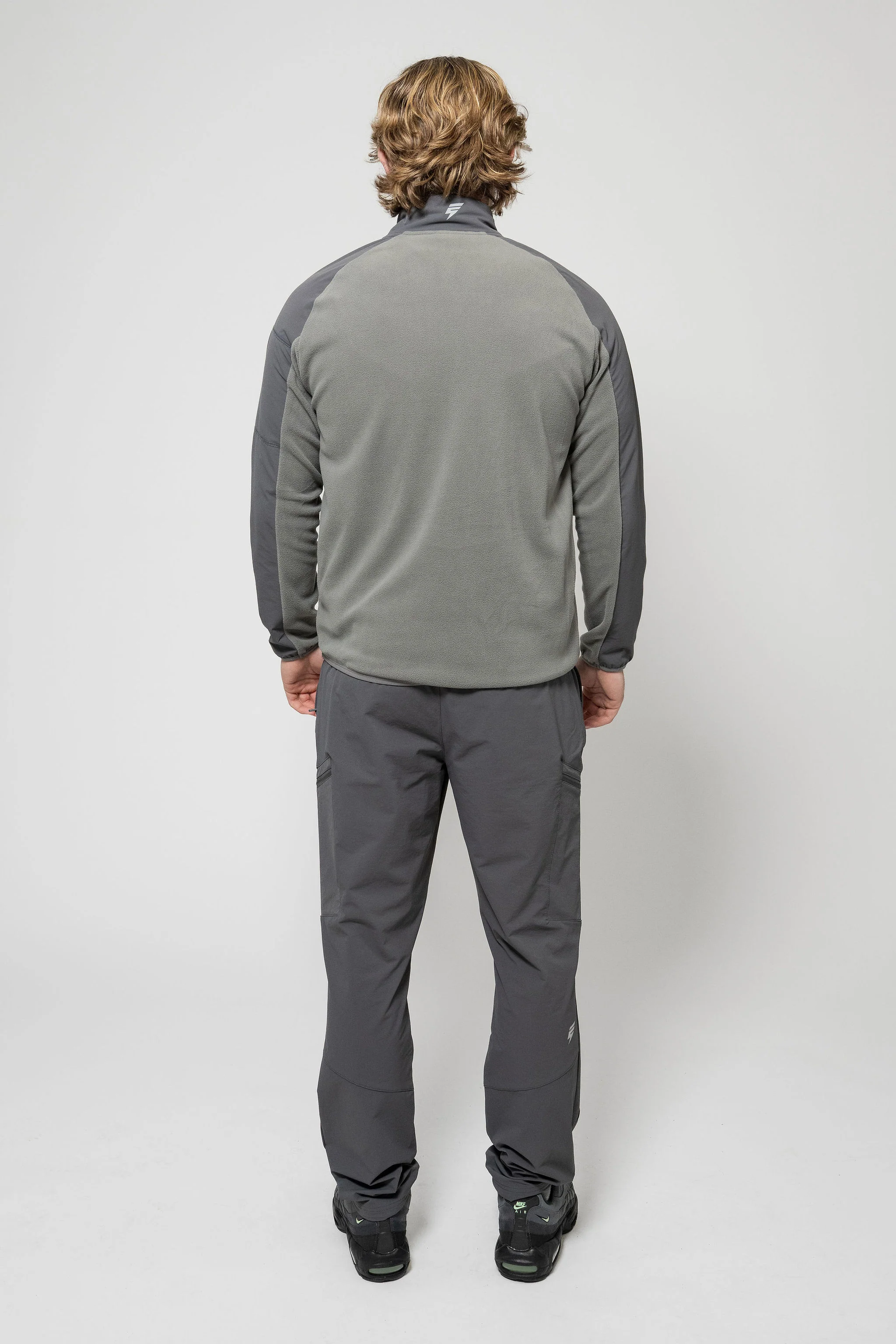 TRAIL FLEECE 1/4 TRACKSUIT - GREY - Image 2