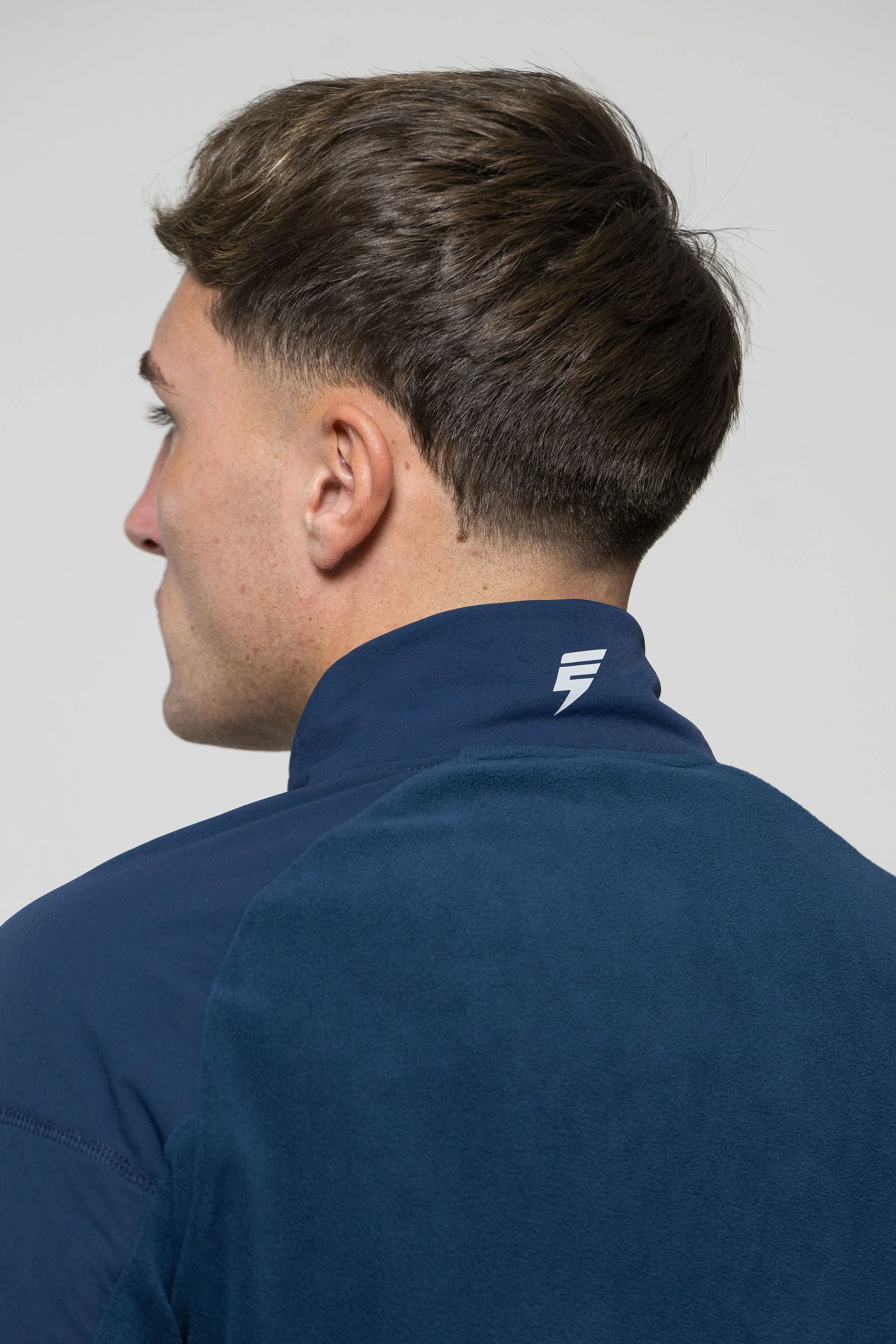 TRAIL FLEECE 1/4 ZIP - NAVY/BLUE - Image 4
